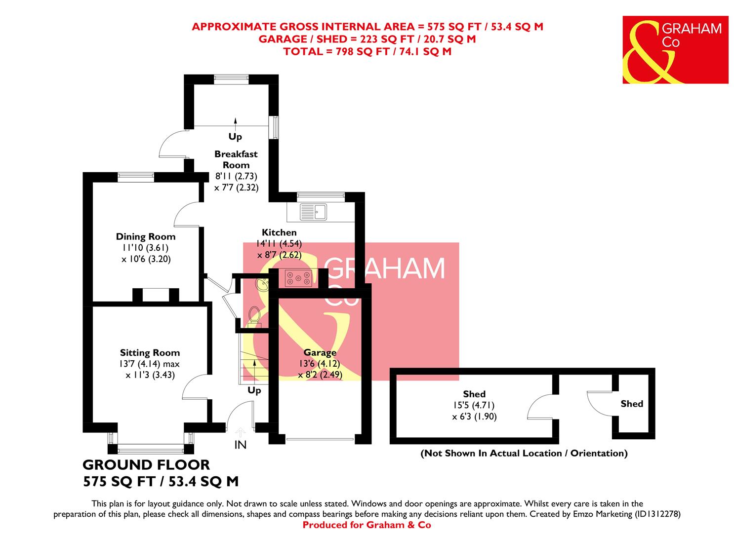 3, Rooksbury Road, Andover floorplan
