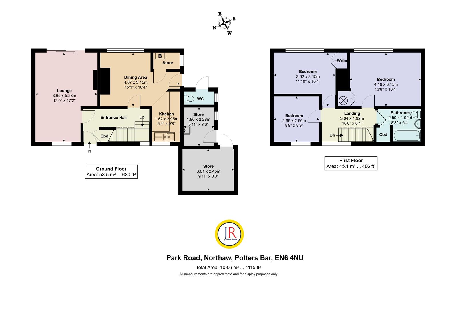 14, Park Road, Potters Bar floorplan