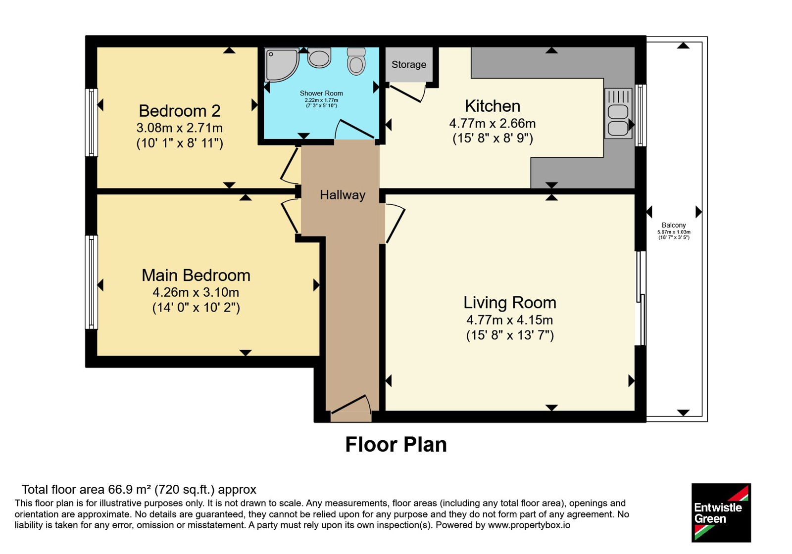 16, Park View Court, Lancashire floorplan
