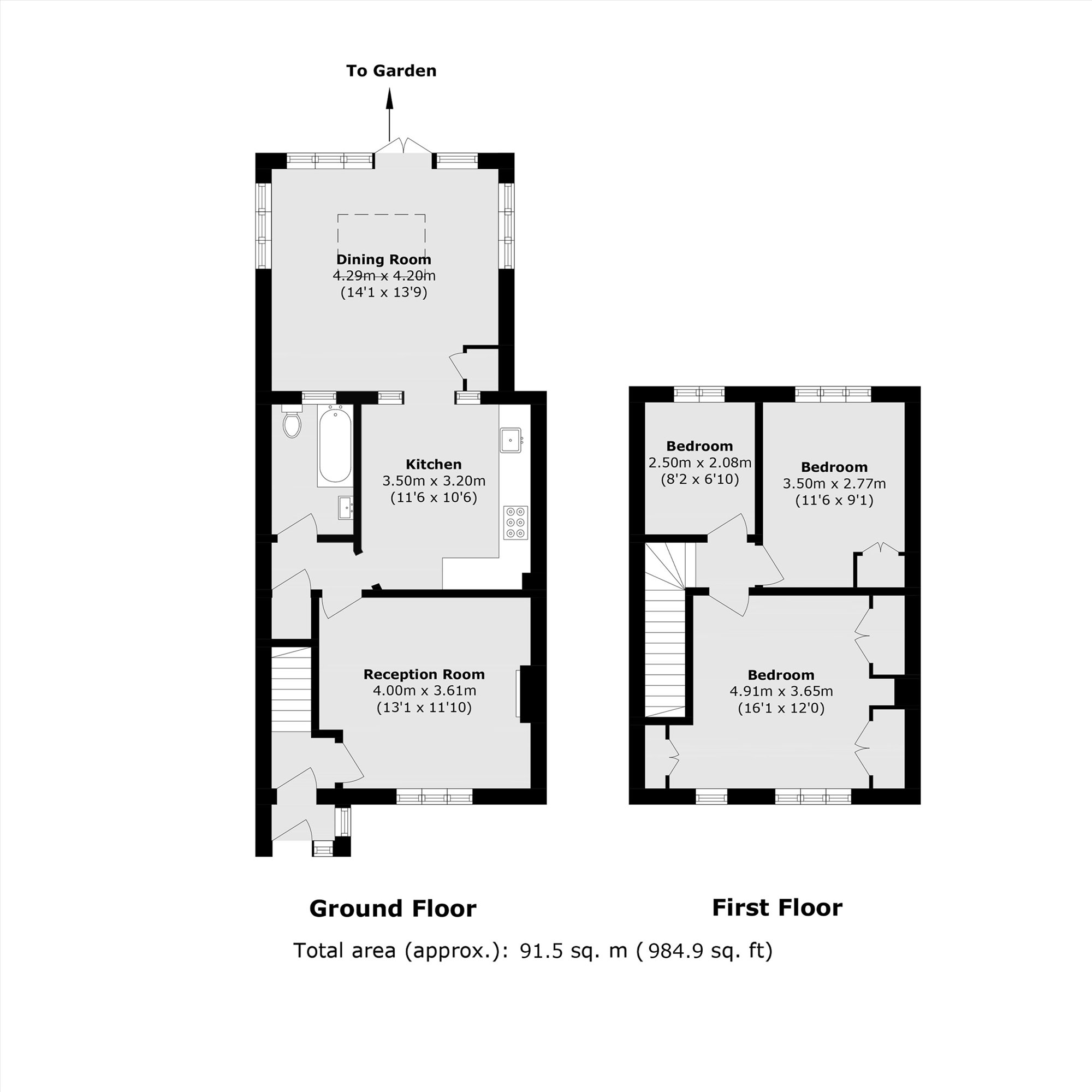 52, Gladstone Road, Surbiton floorplan
