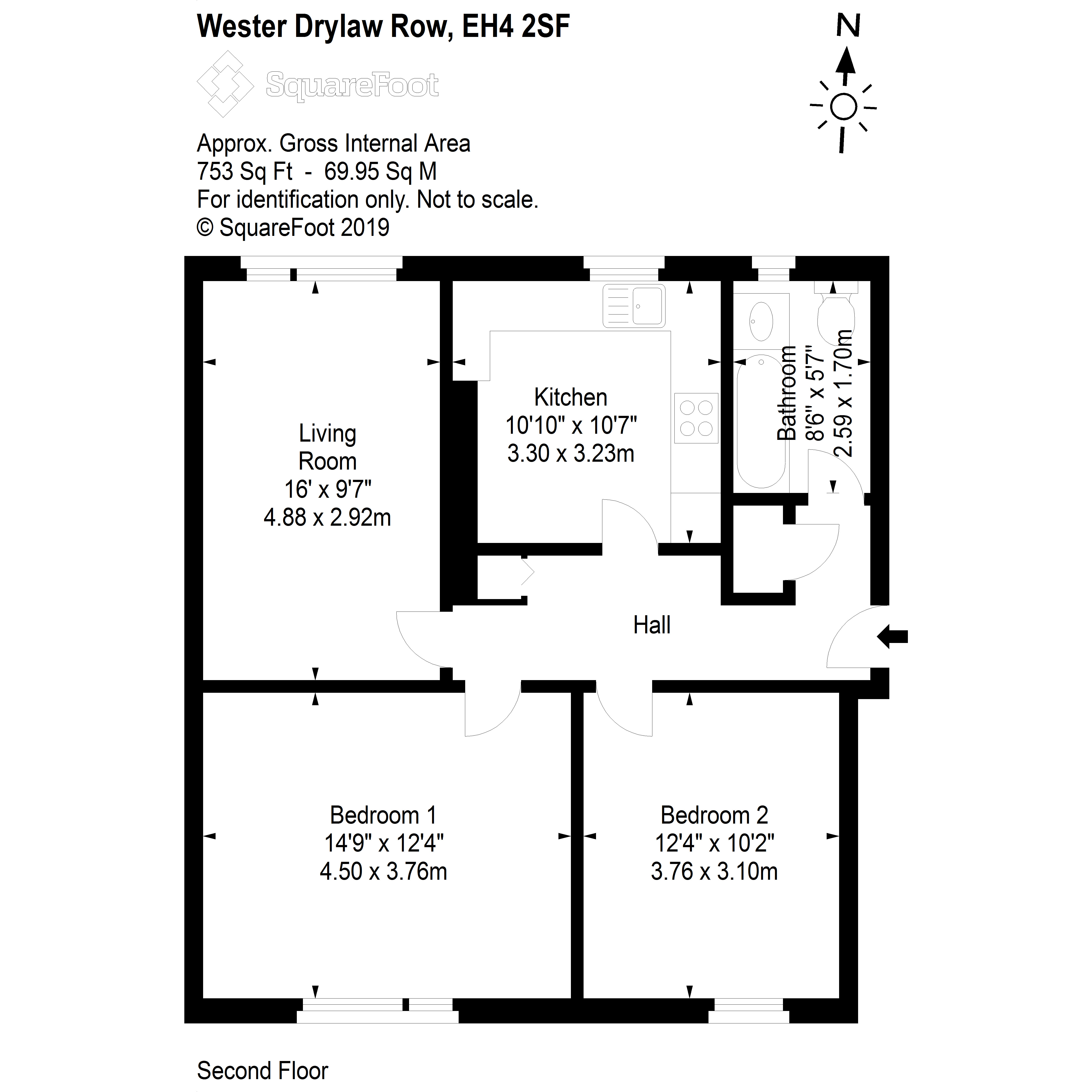 2 Bedrooms Flat for sale in Wester Drylaw Row, Drylaw, Edinburgh EH4