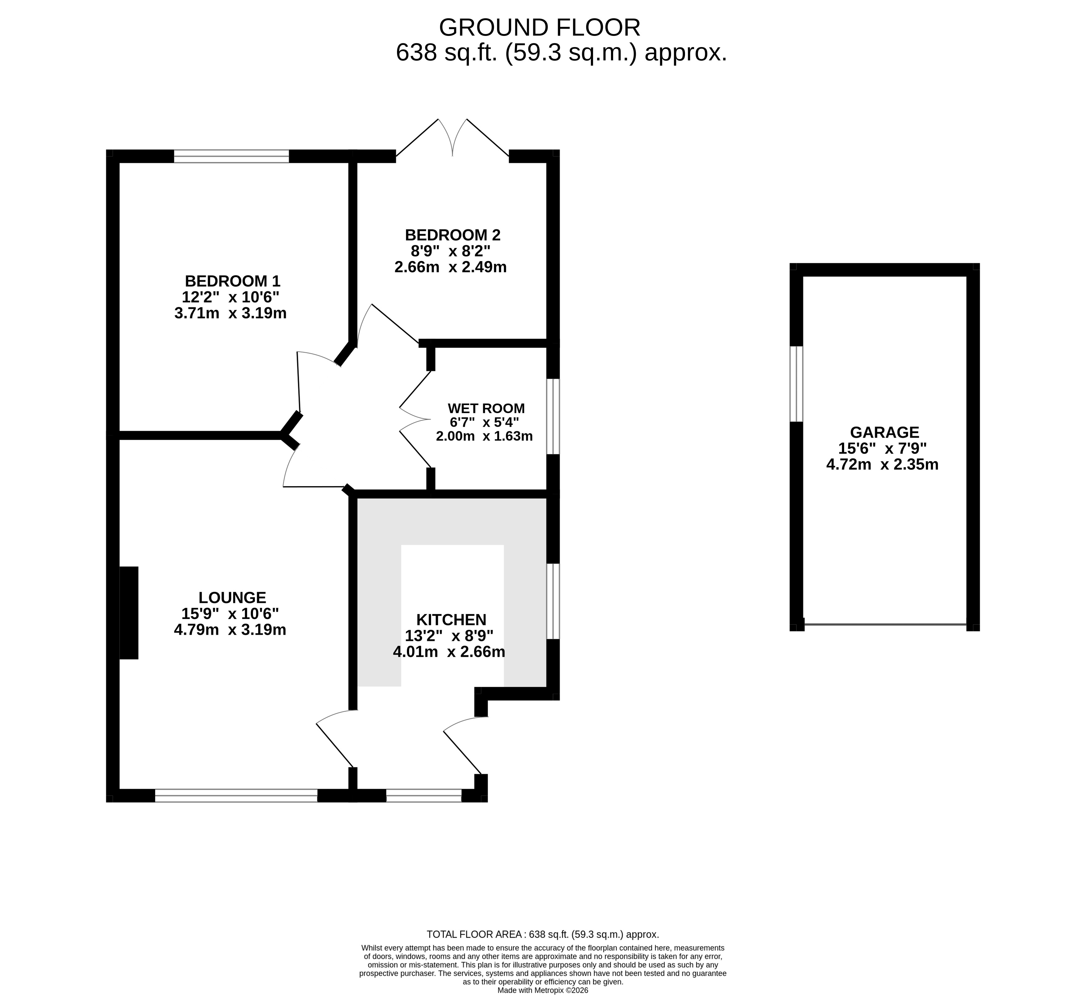 18, Wrenbury Avenue, West Yorkshire floorplan