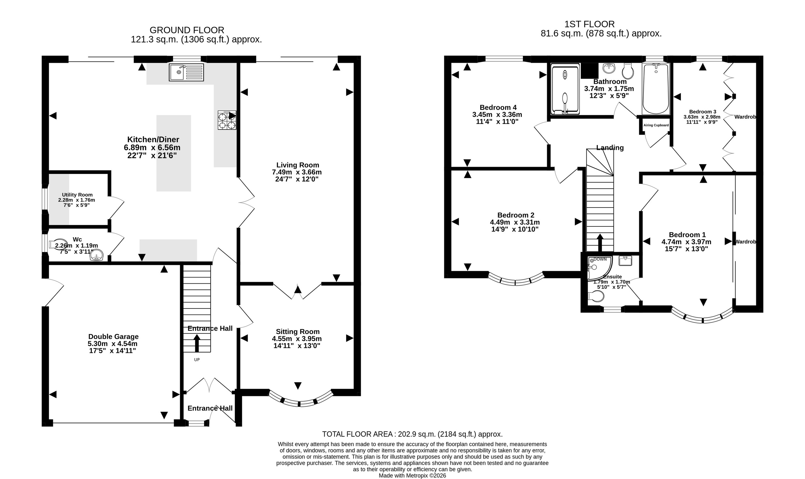 21 Glebe Road, Bristol floorplan