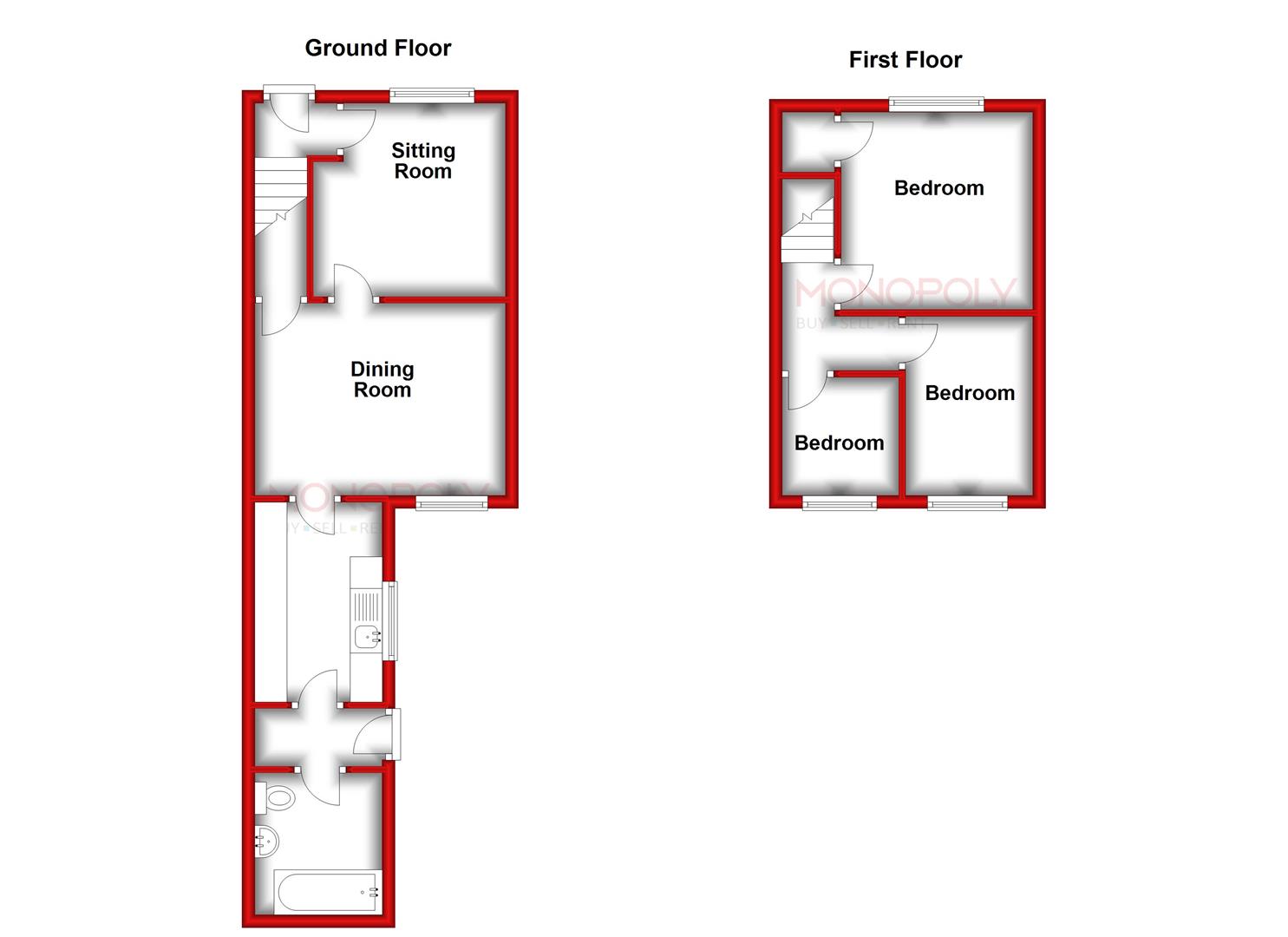 Chapel Street, Ponciau, Wrexham LL14, 3 bedroom end terrace house for sale 58662972