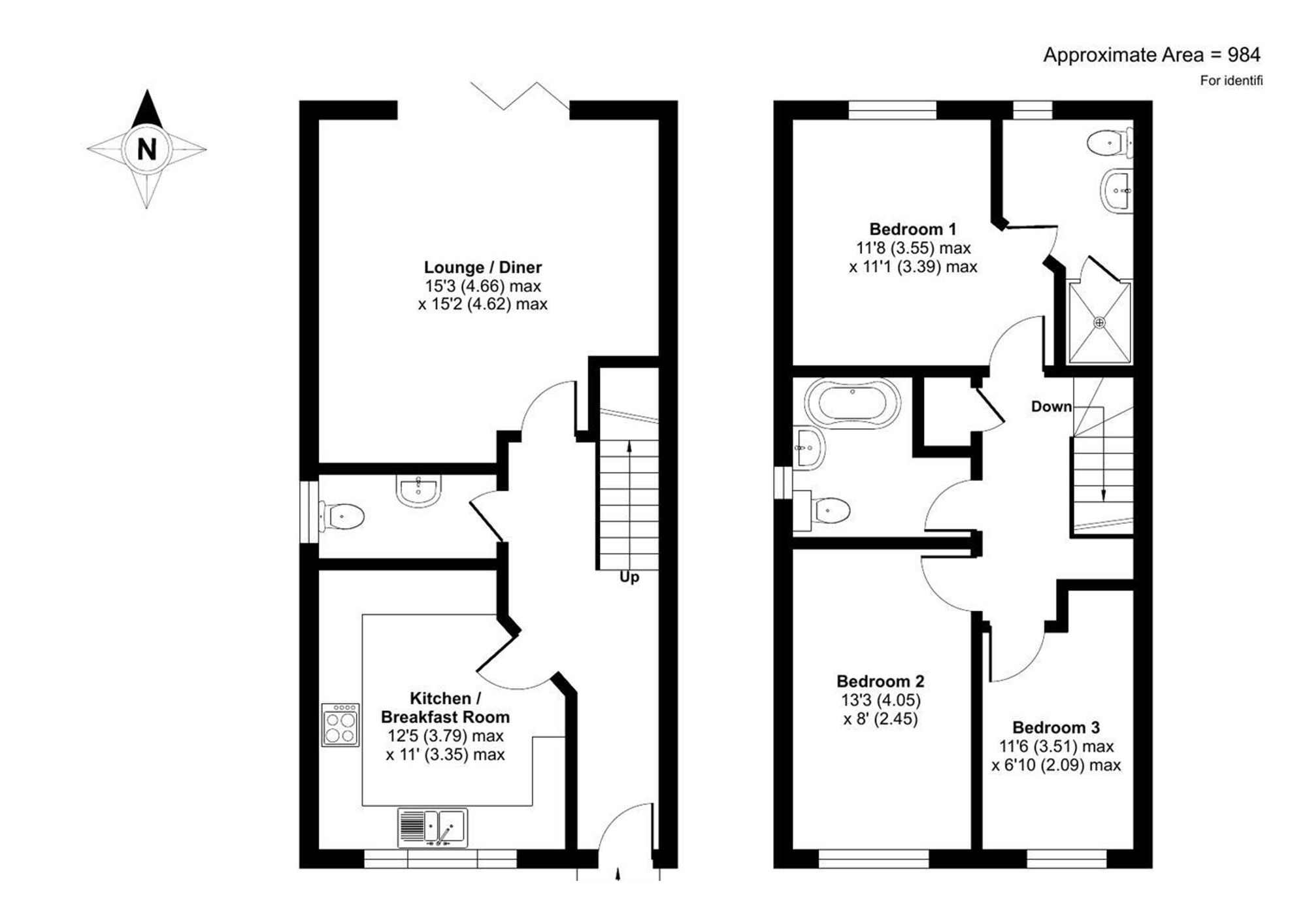 2 Holm Oaks Burndell Road, Arundel floorplan