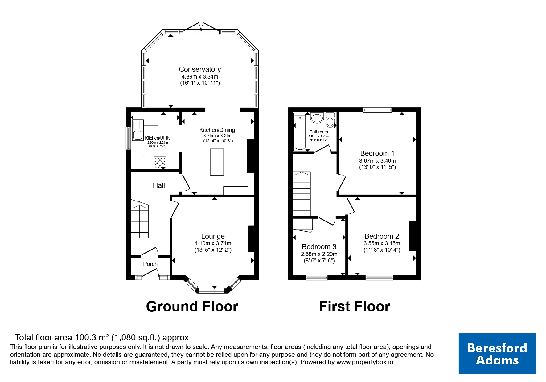5, Bray Road, Cheshire floorplan