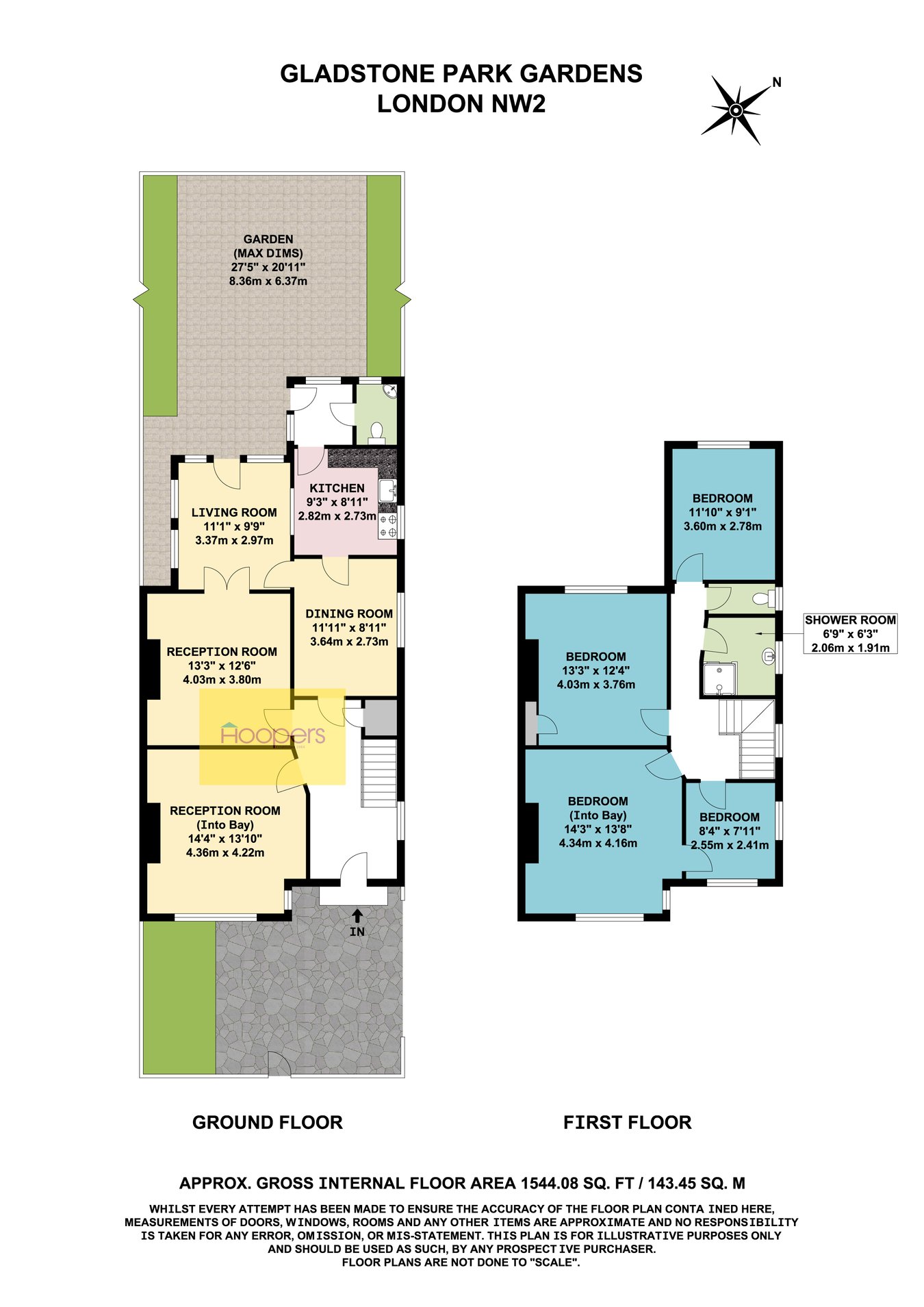 Gladstone Park Gardens, London, NW2 floorplan