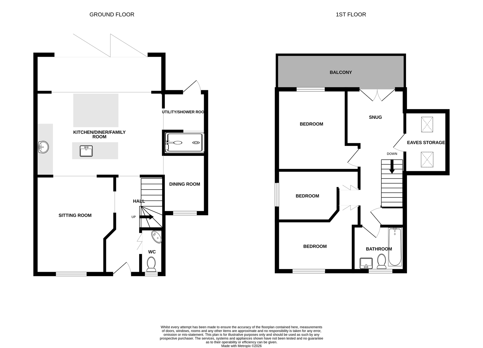 6, Beach Walk, Paignton floorplan