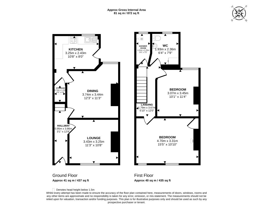 11, Peacock Avenue, Salford floorplan