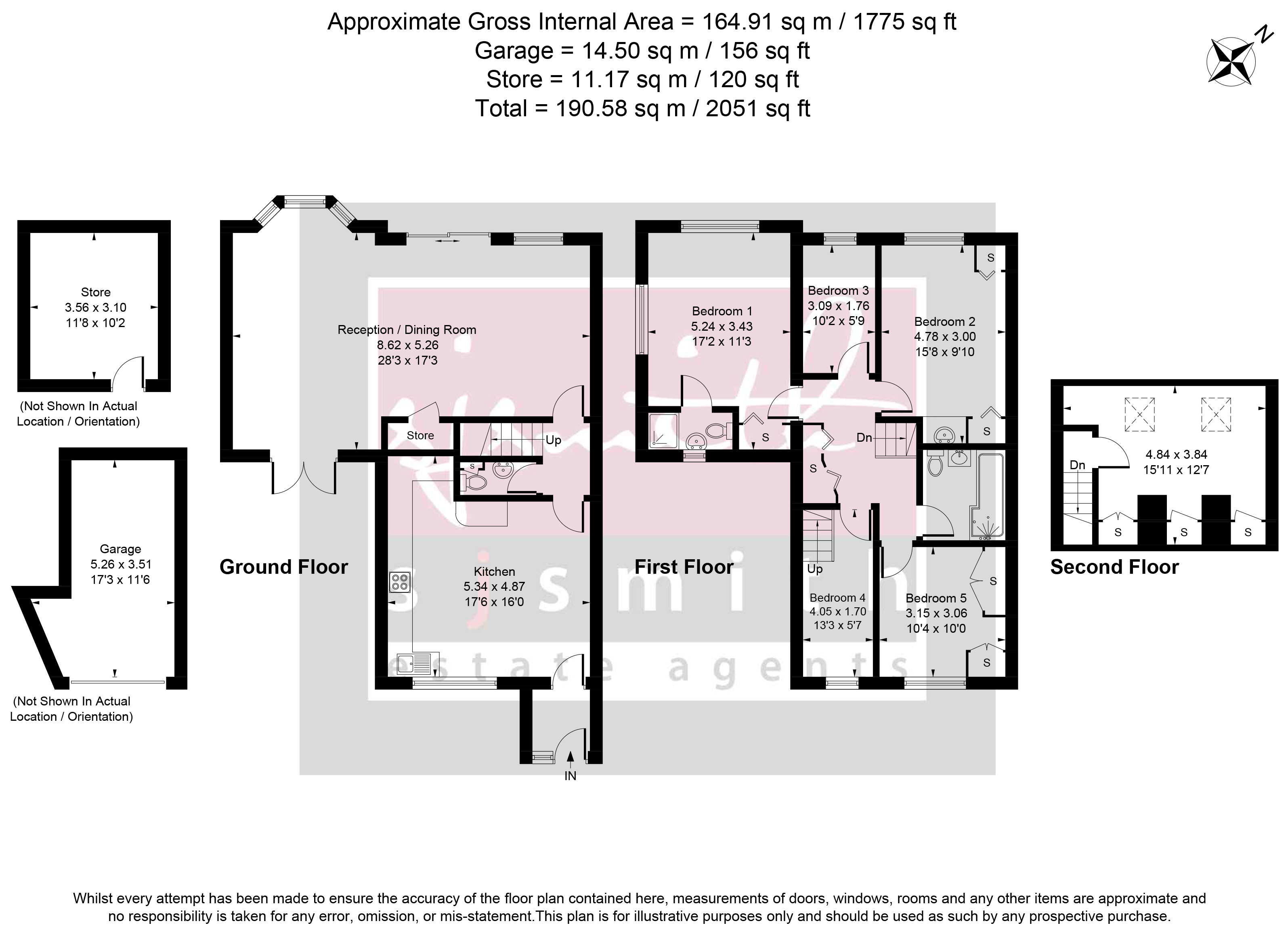 1, St. Olaves Close, Staines-upon-Thames floorplan