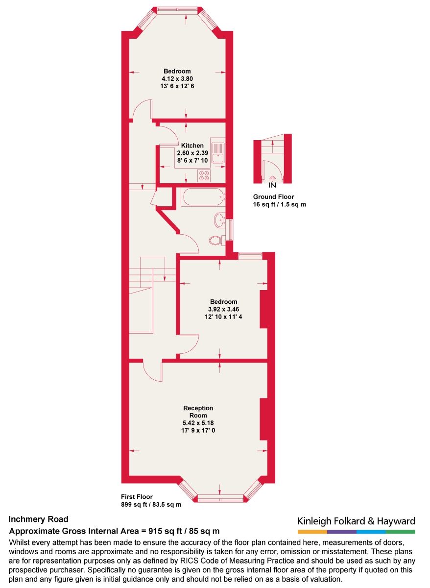 Inchmery Road, London floorplan
