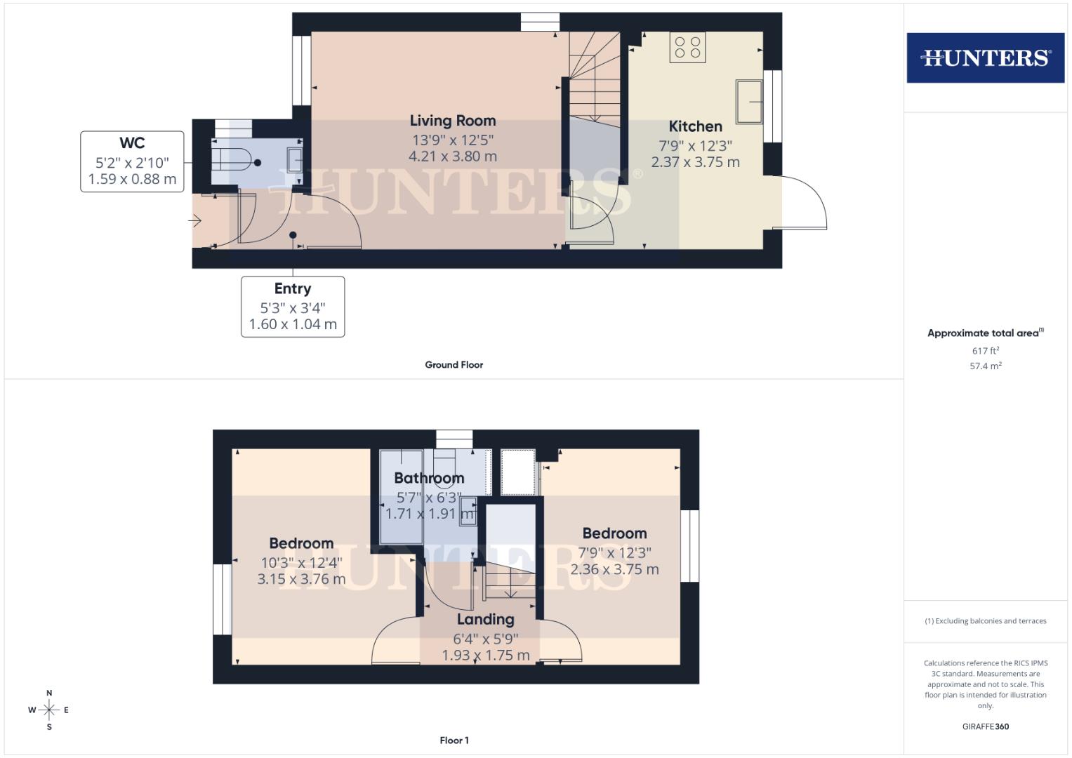 38, Guildford Crescent, Bridlington floorplan
