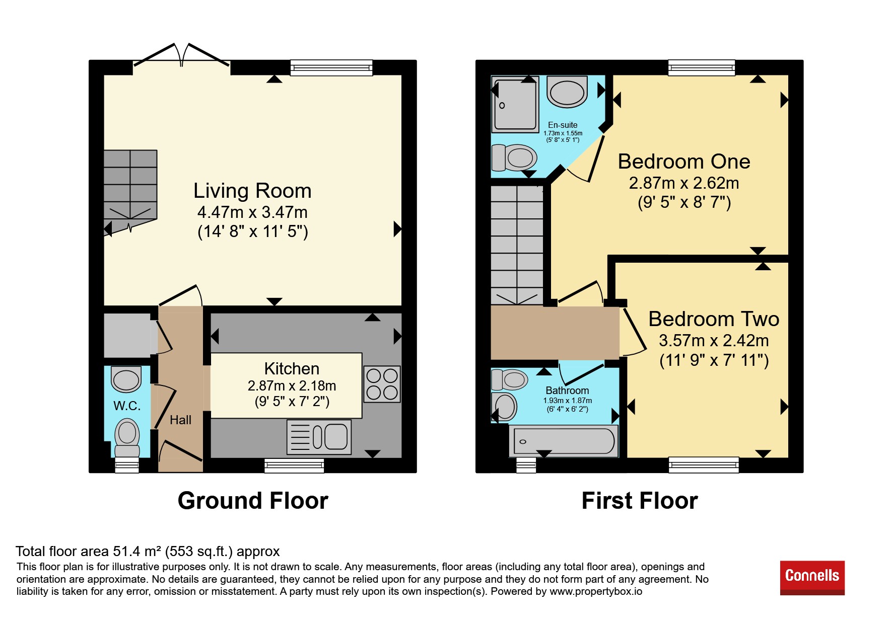 44, Finn Farm Road, ASHFORD floorplan