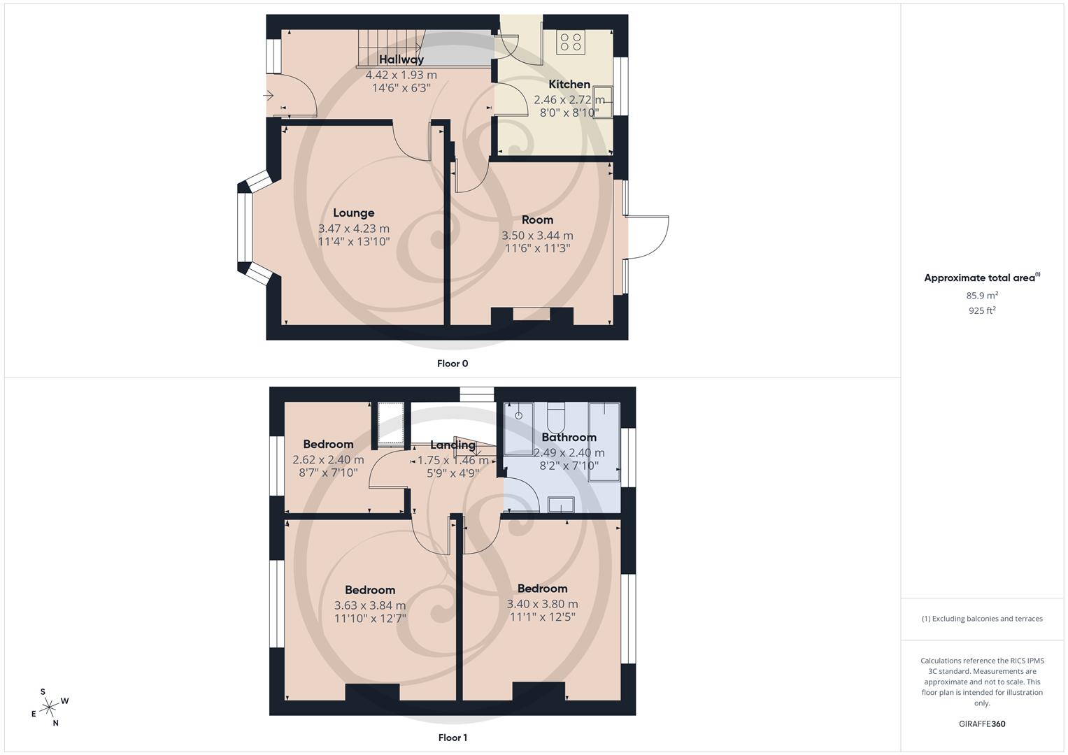 7, Moor Allerton Crescent, Leeds floorplan