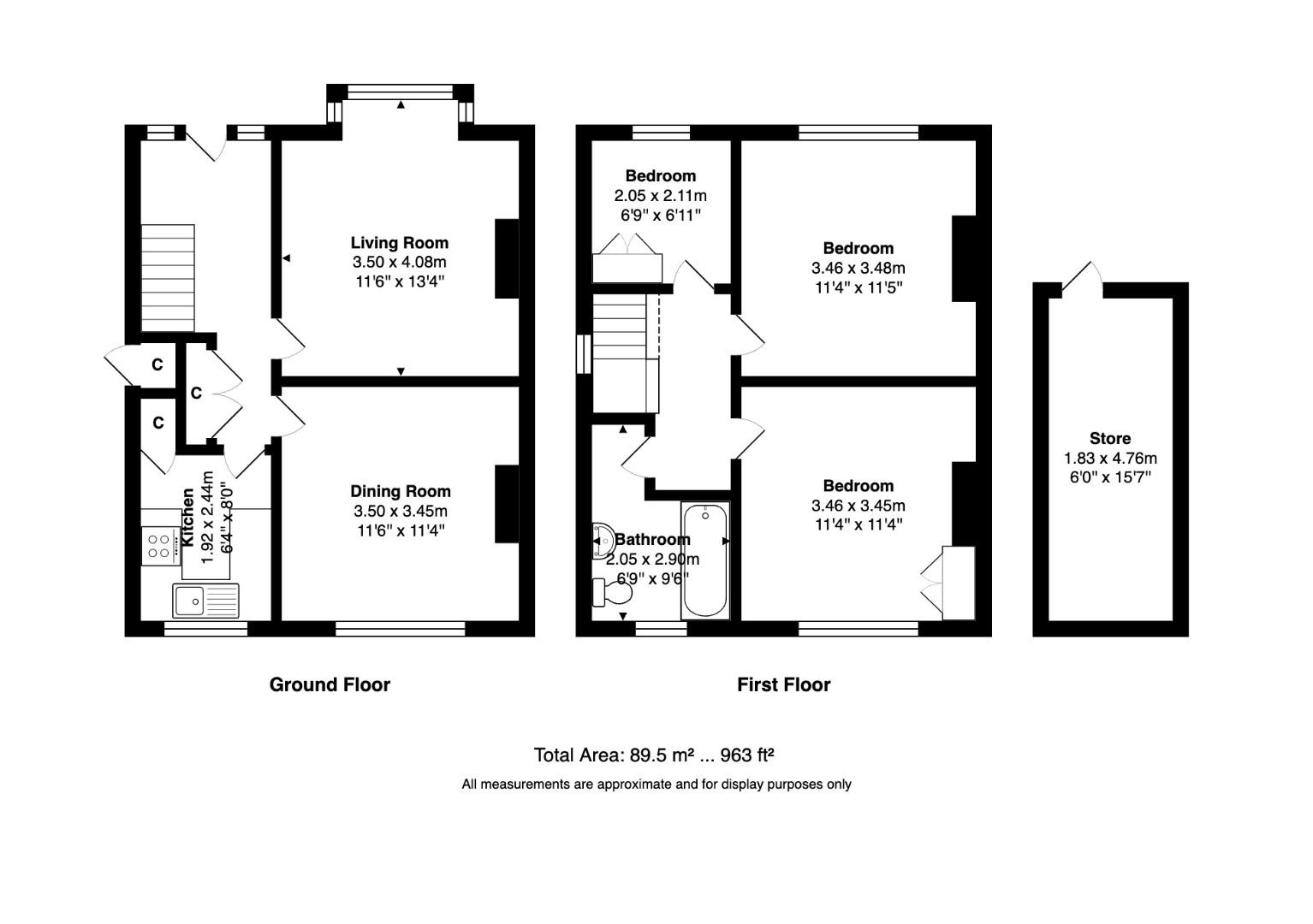 12, Mount Pleasant Road, Pudsey floorplan