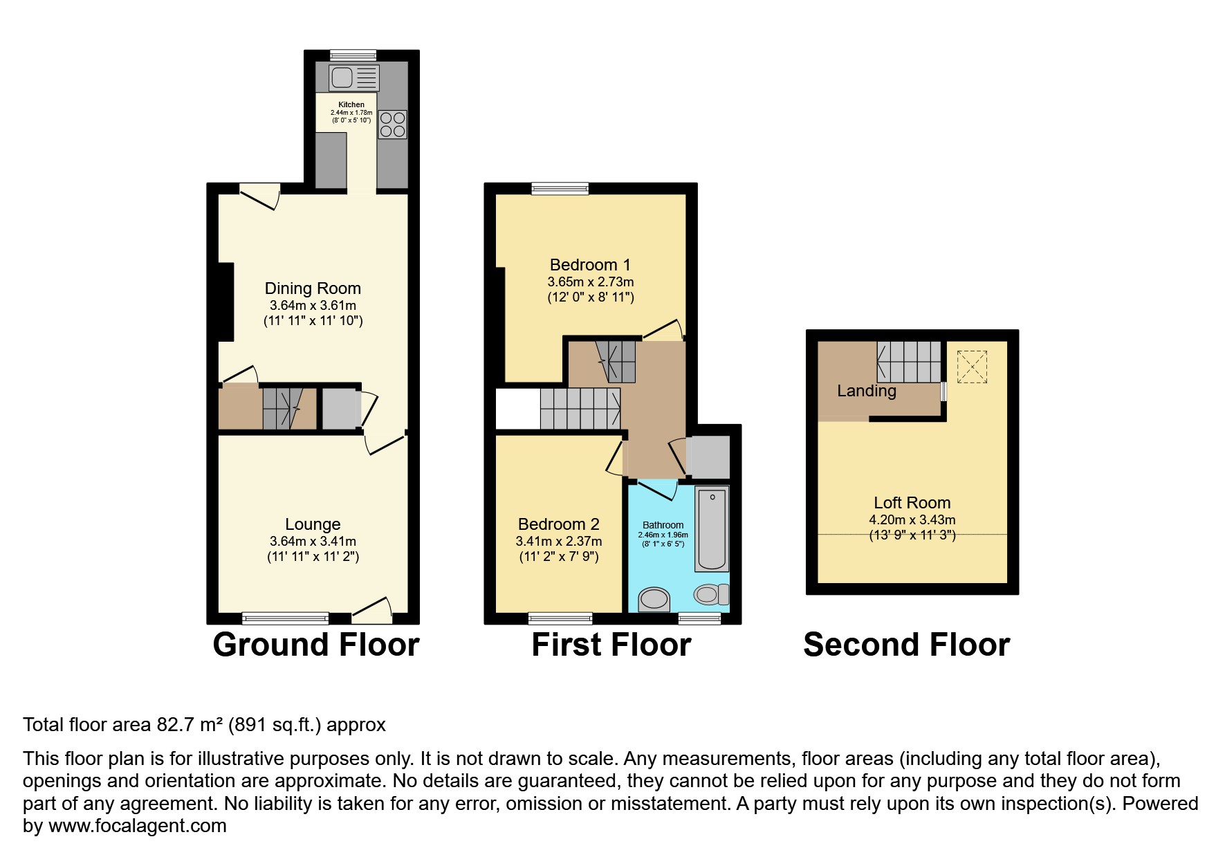10, Barker Street, Sutton-in-Ashfield floorplan