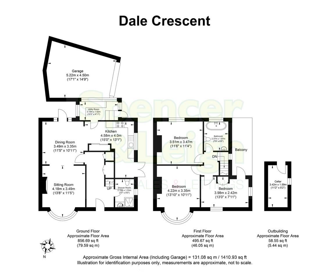 1, Dale Crescent, Brighton floorplan