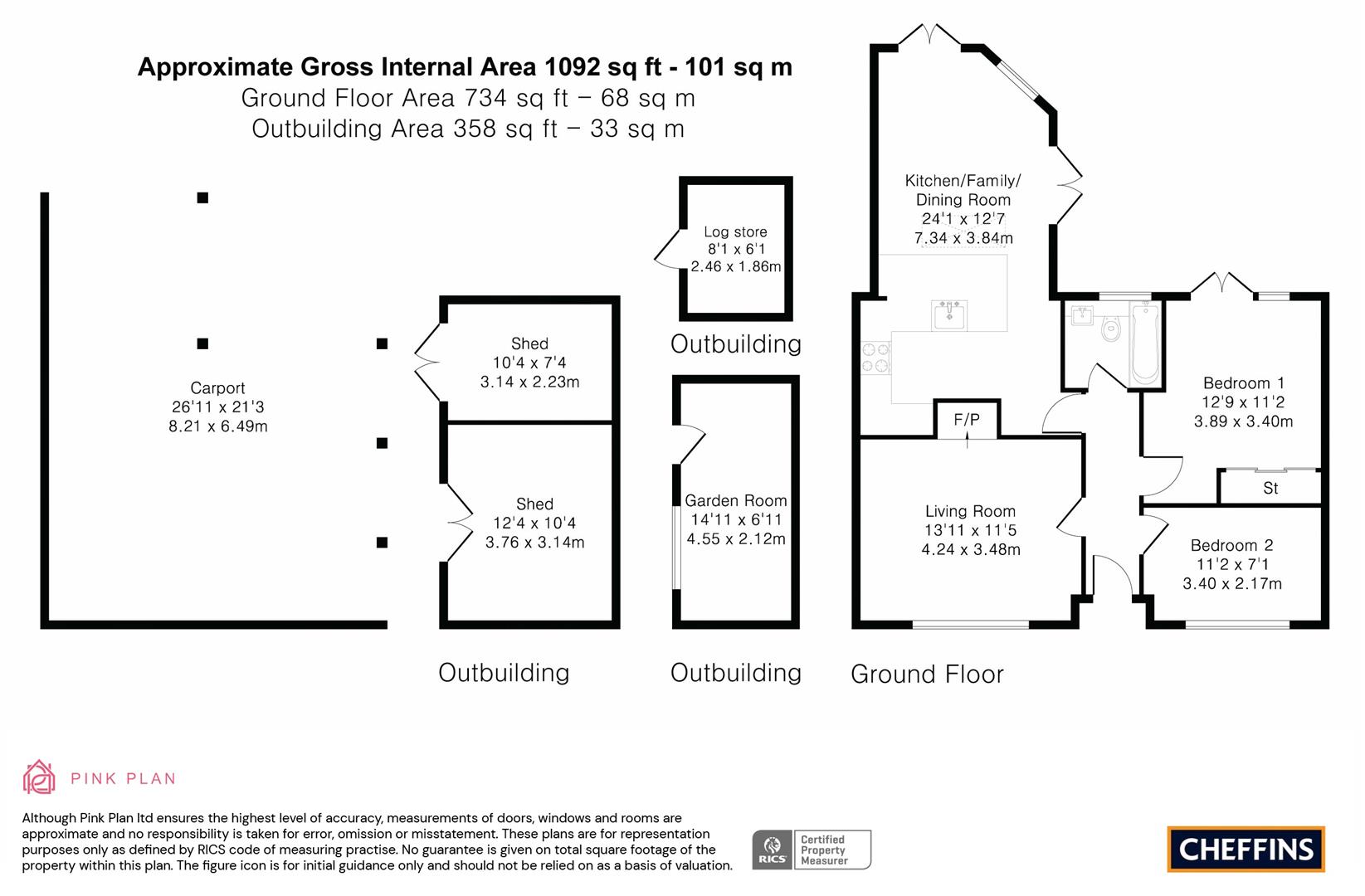 8a, Church Lane, Worlington floorplan