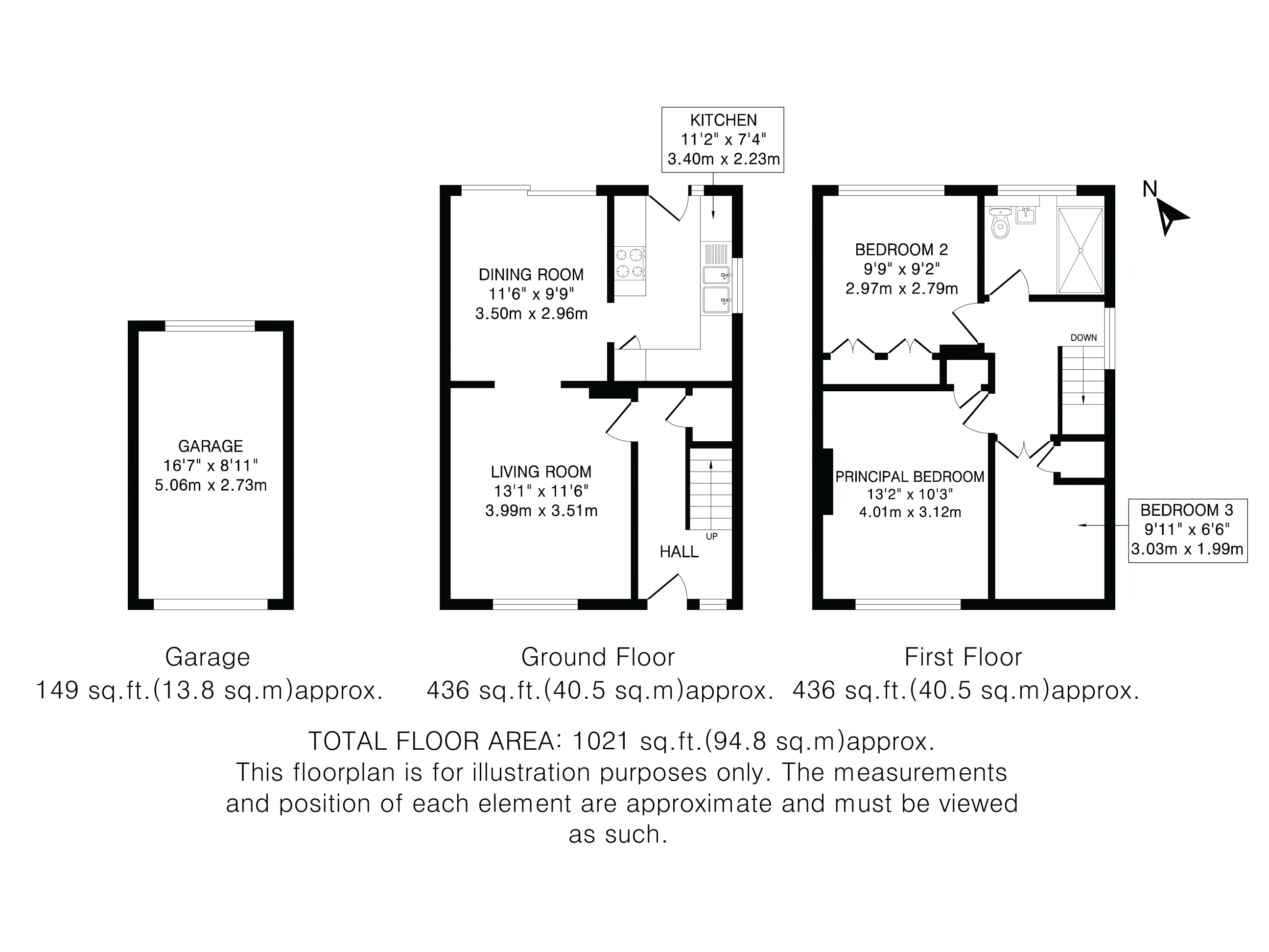 38, Grange Rise, Codicote floorplan