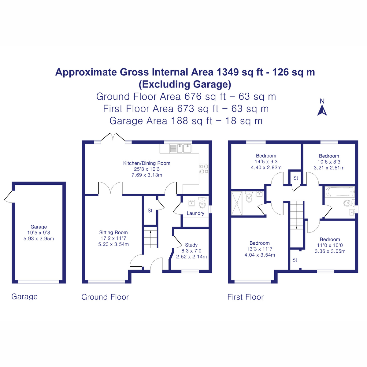 33, Broad Way, Upper Heyford floorplan
