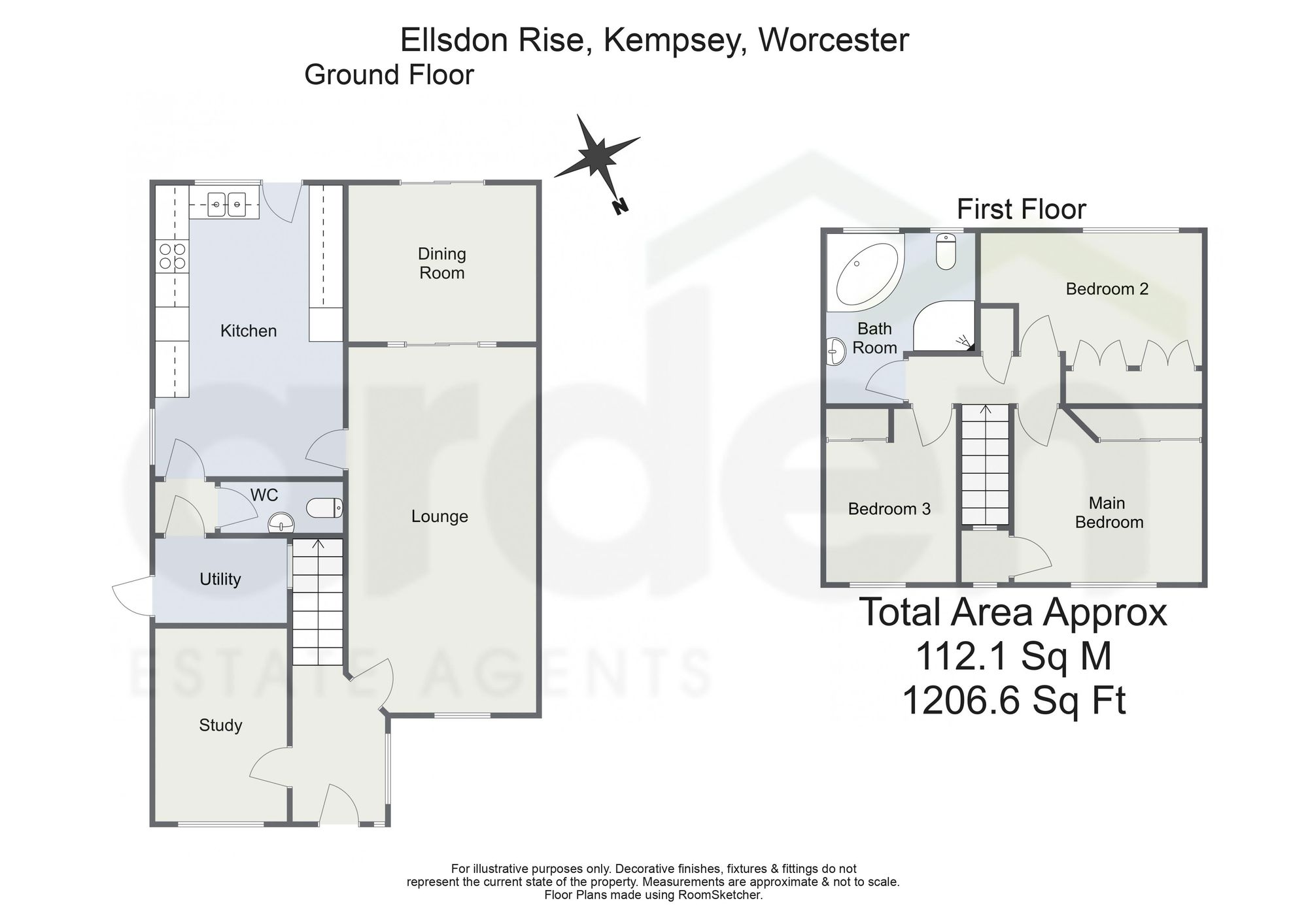 5 Ellsdon Rise, Worcester floorplan