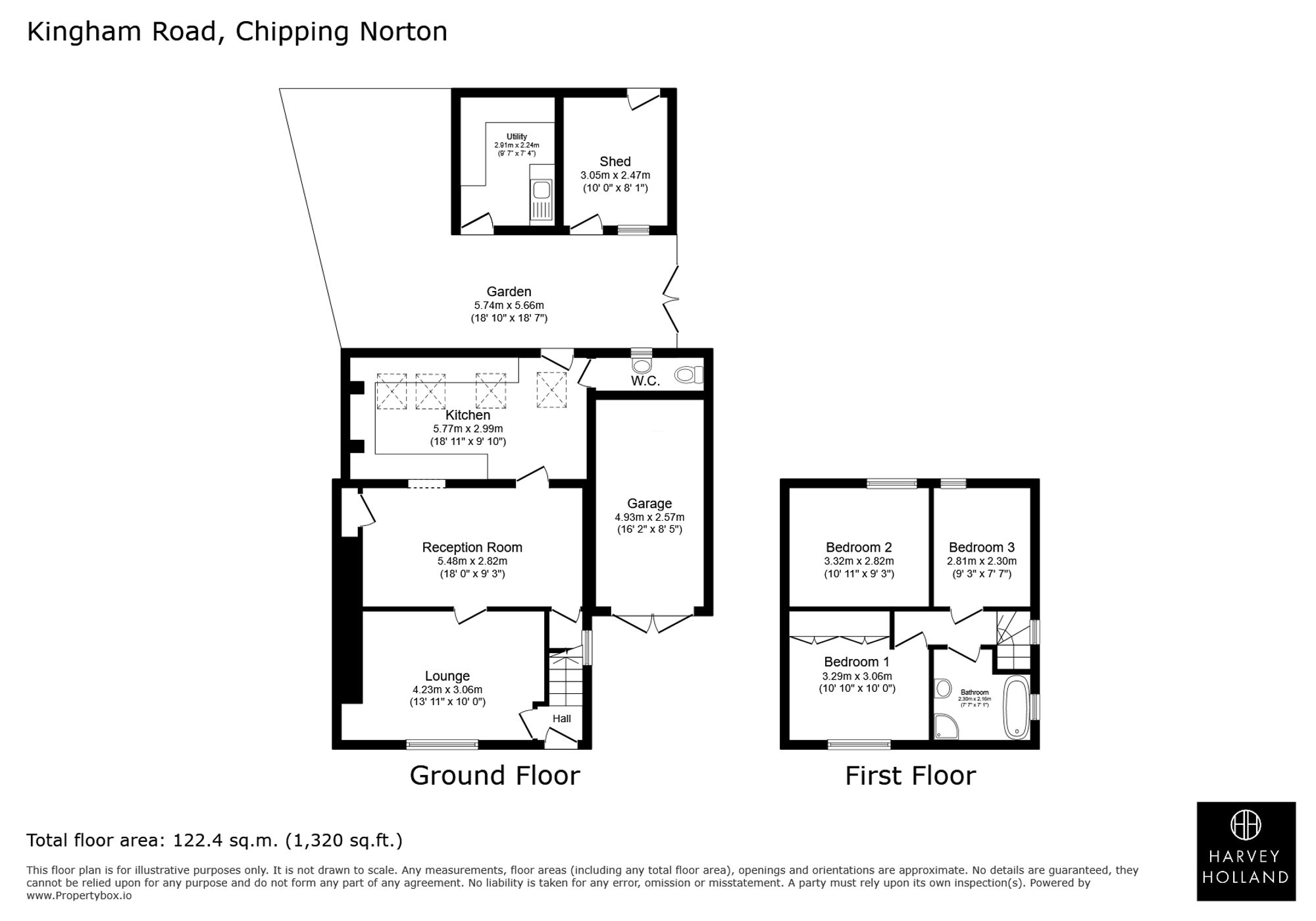 Pickwick Kingham Road, Chipping Norton floorplan
