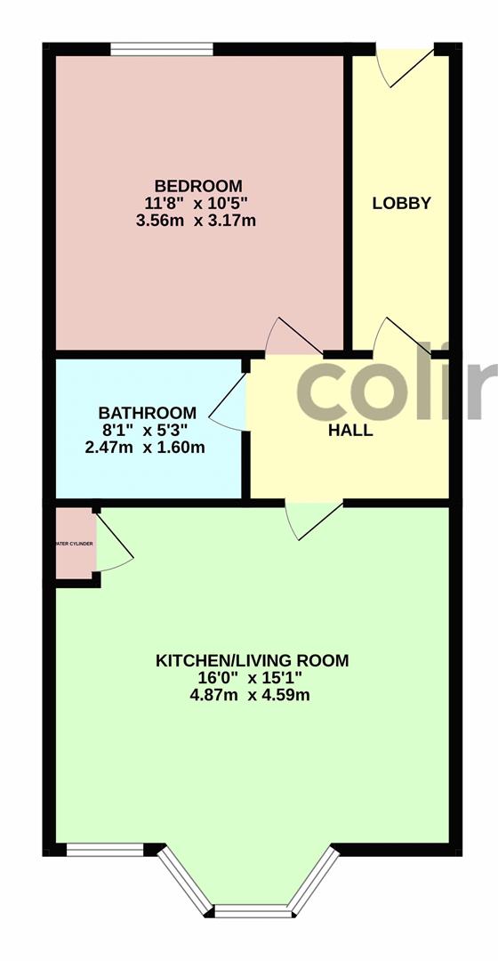 Flat 4, 50-51, Albemarle Crescent, Scarborough floorplan