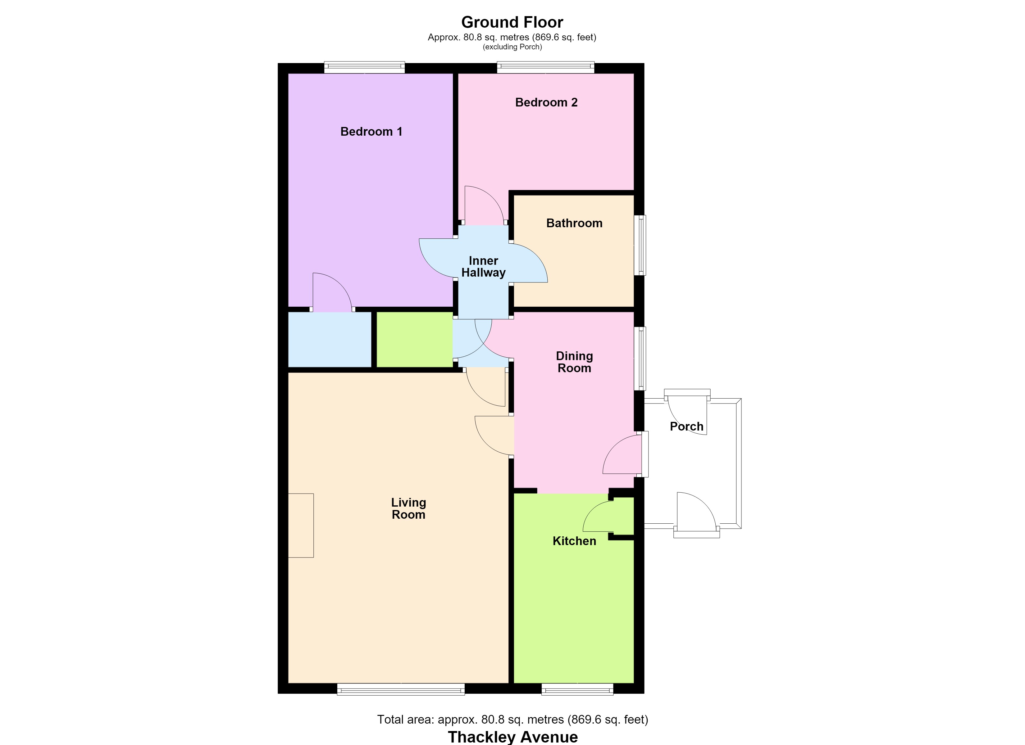 23, Thackley Avenue, West Yorkshire floorplan
