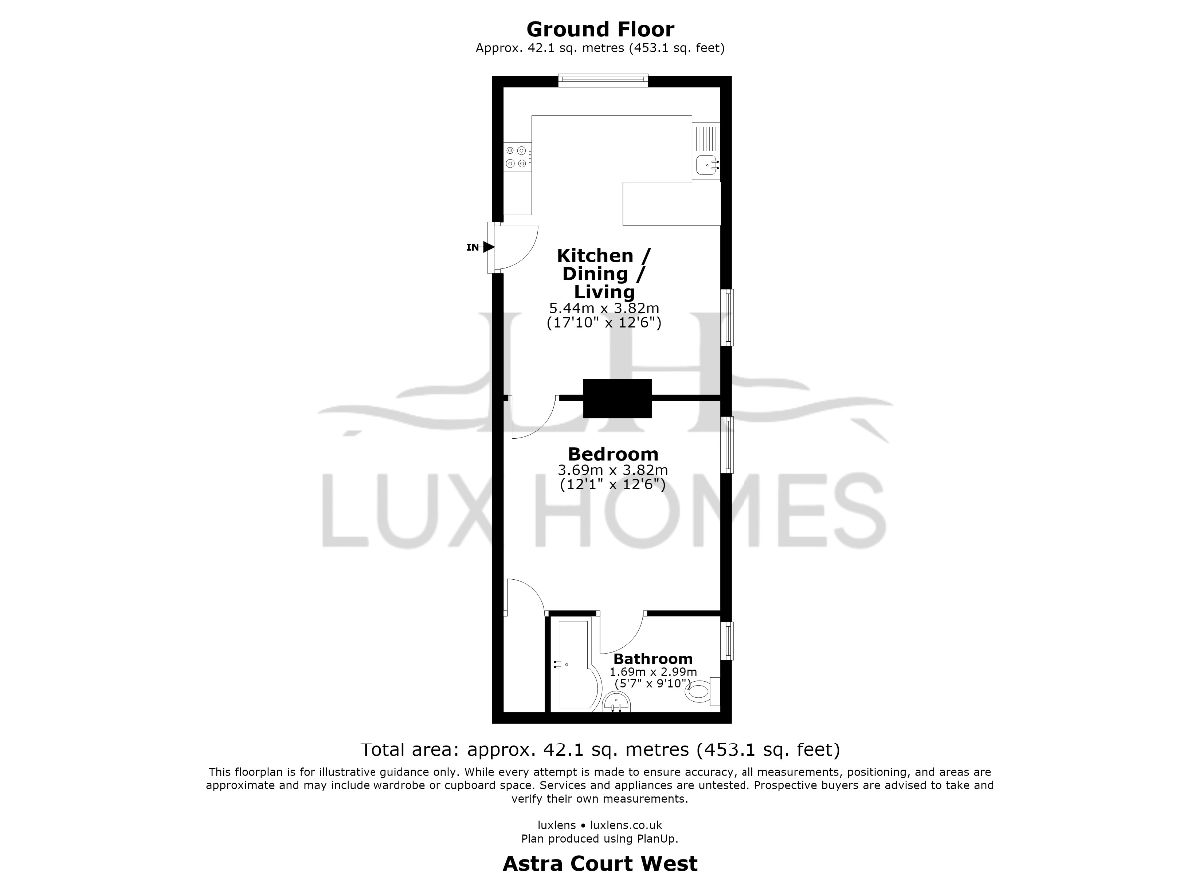 Flat 36, Astra Court West, Hornchurch floorplan