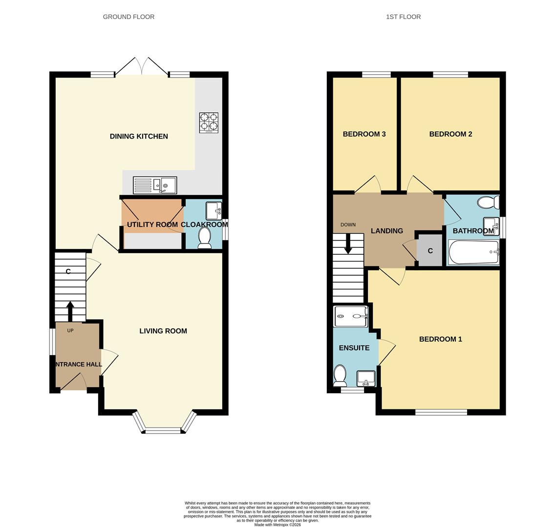 14, Bishop Burton Road, Cherry Burton, Beverley floorplan