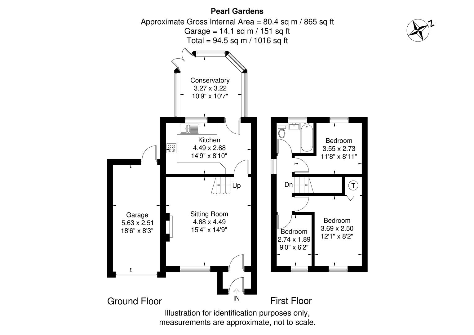 5, Pearl Gardens, Slough floorplan