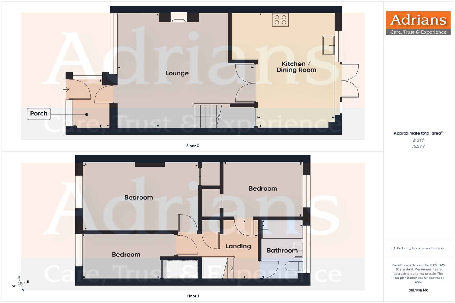 436, Linnet Drive, Chelmsford floorplan