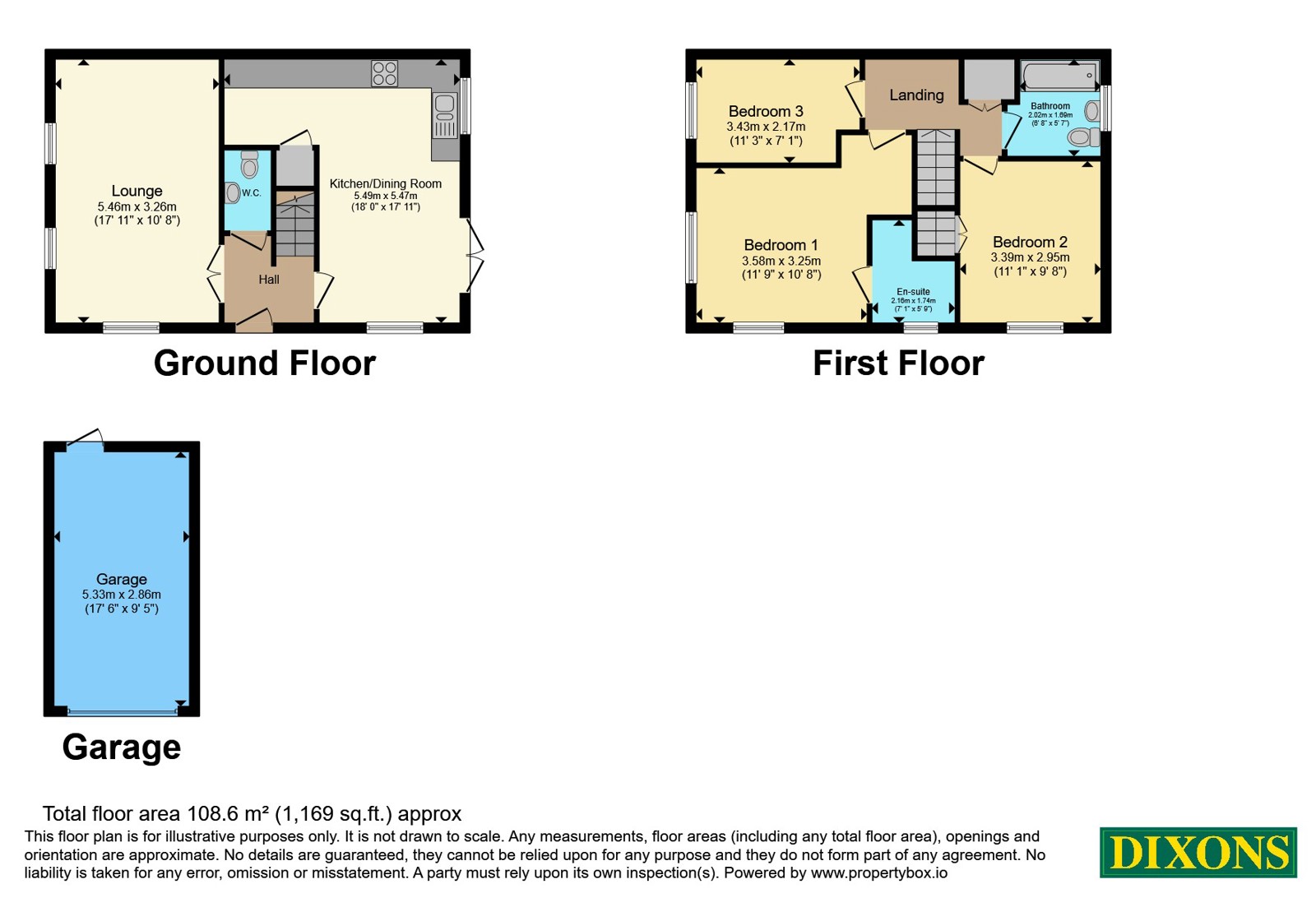 1, Tutors Way, Worcestershire floorplan