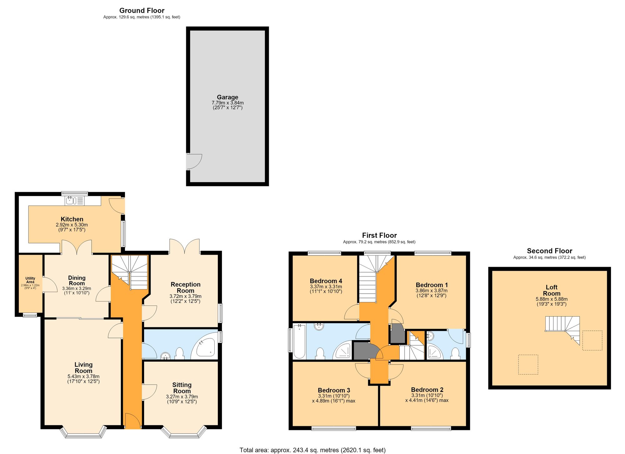 498 Caerleon Road, Newport floorplan