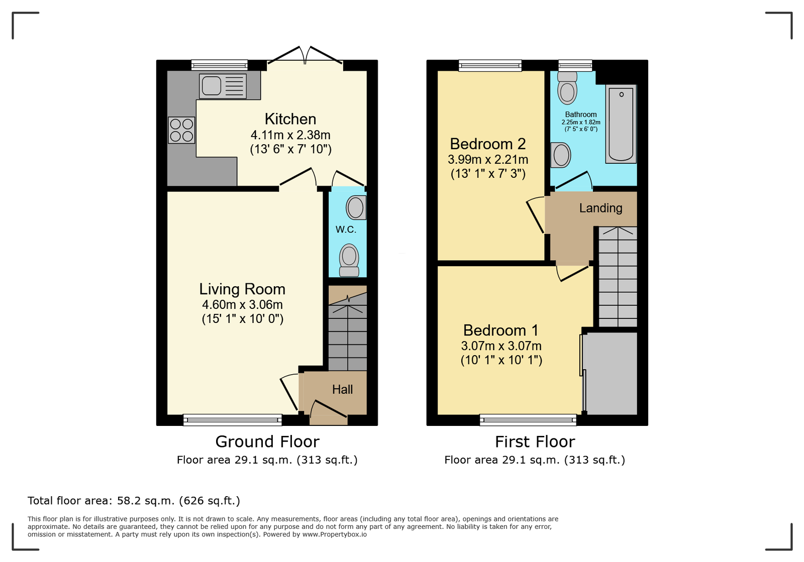 1, Haven Hill Road, Sheffield floorplan