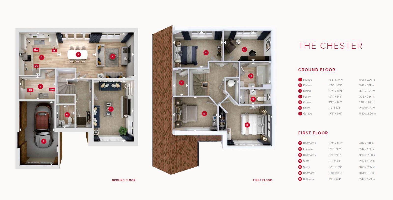 The Chester, Hazel Park, Gresley Way, Stevenage floorplan