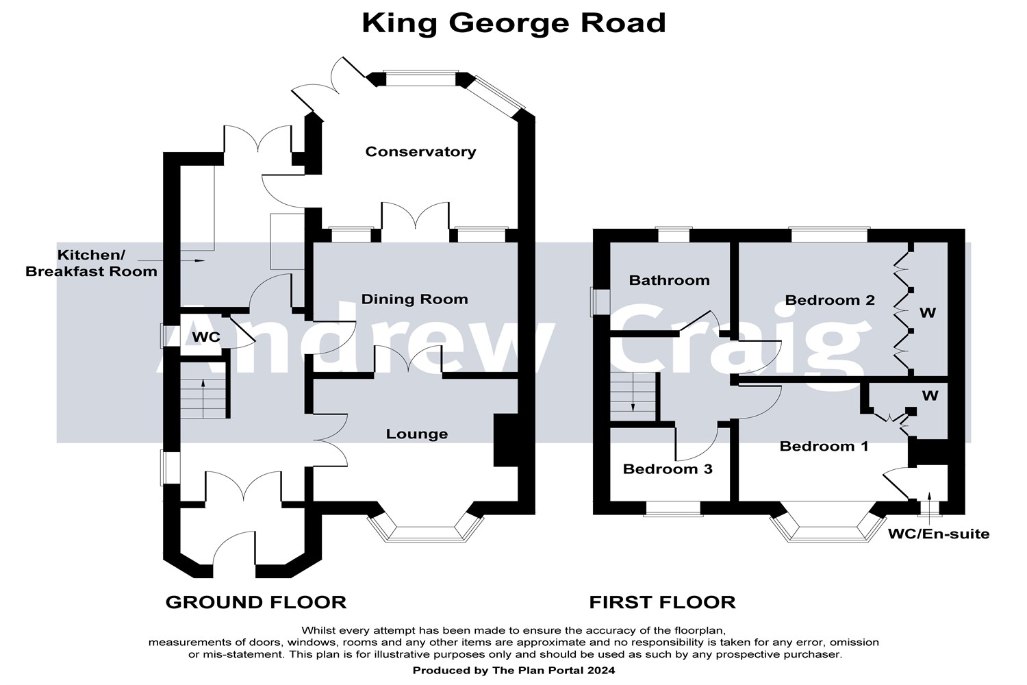 136 King George Road, South Shields floorplan