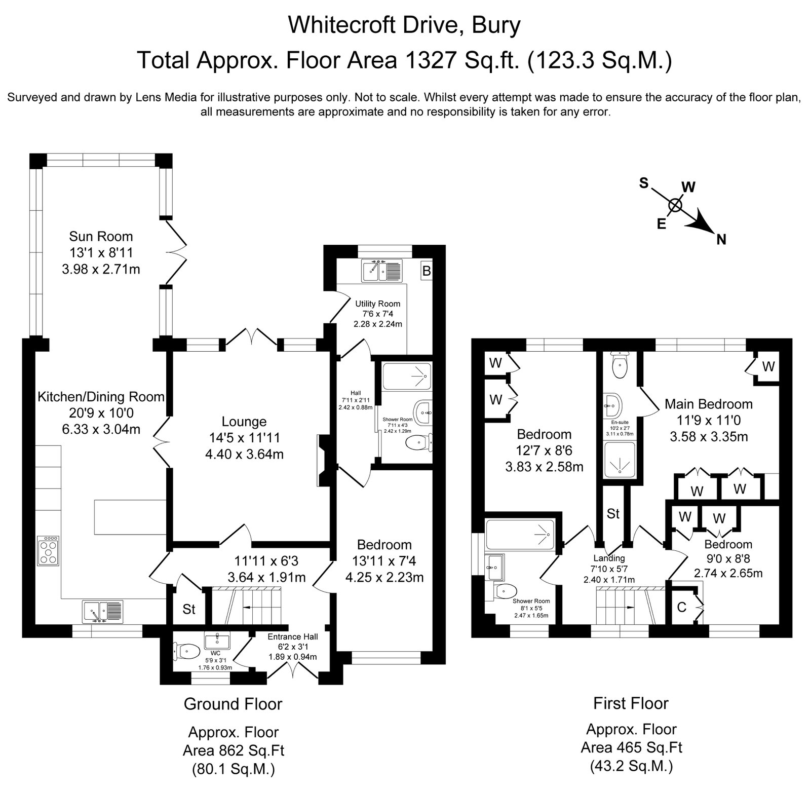 76, Whitecroft Drive, Bury floorplan