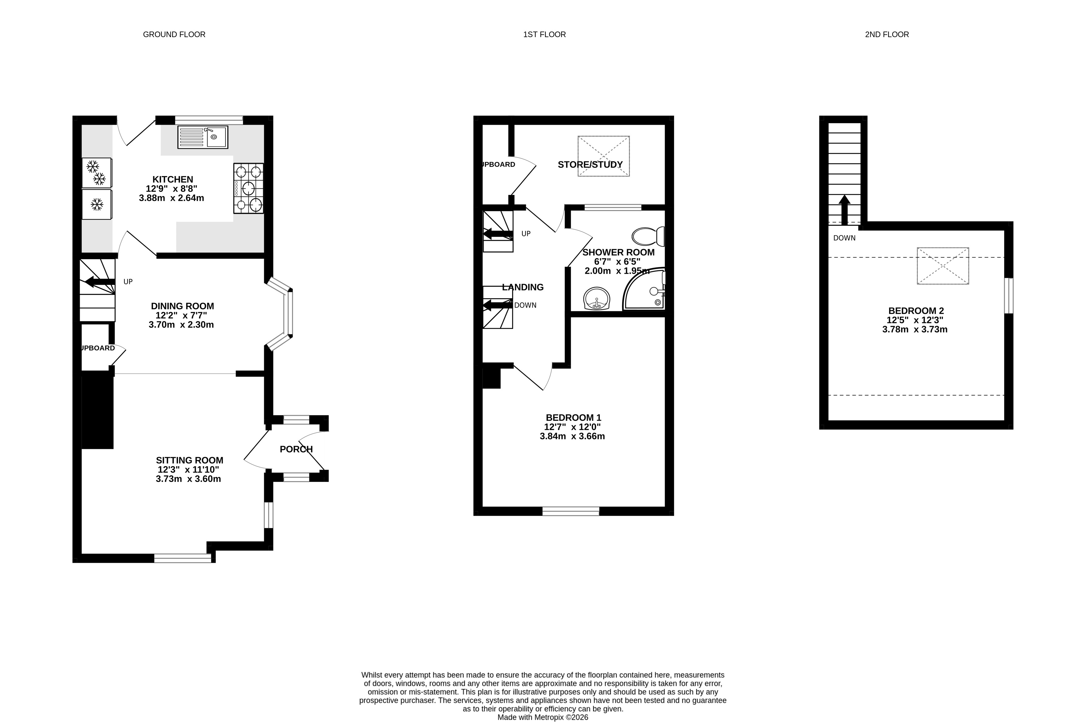 318, Bournemouth Road, Blandford Forum floorplan