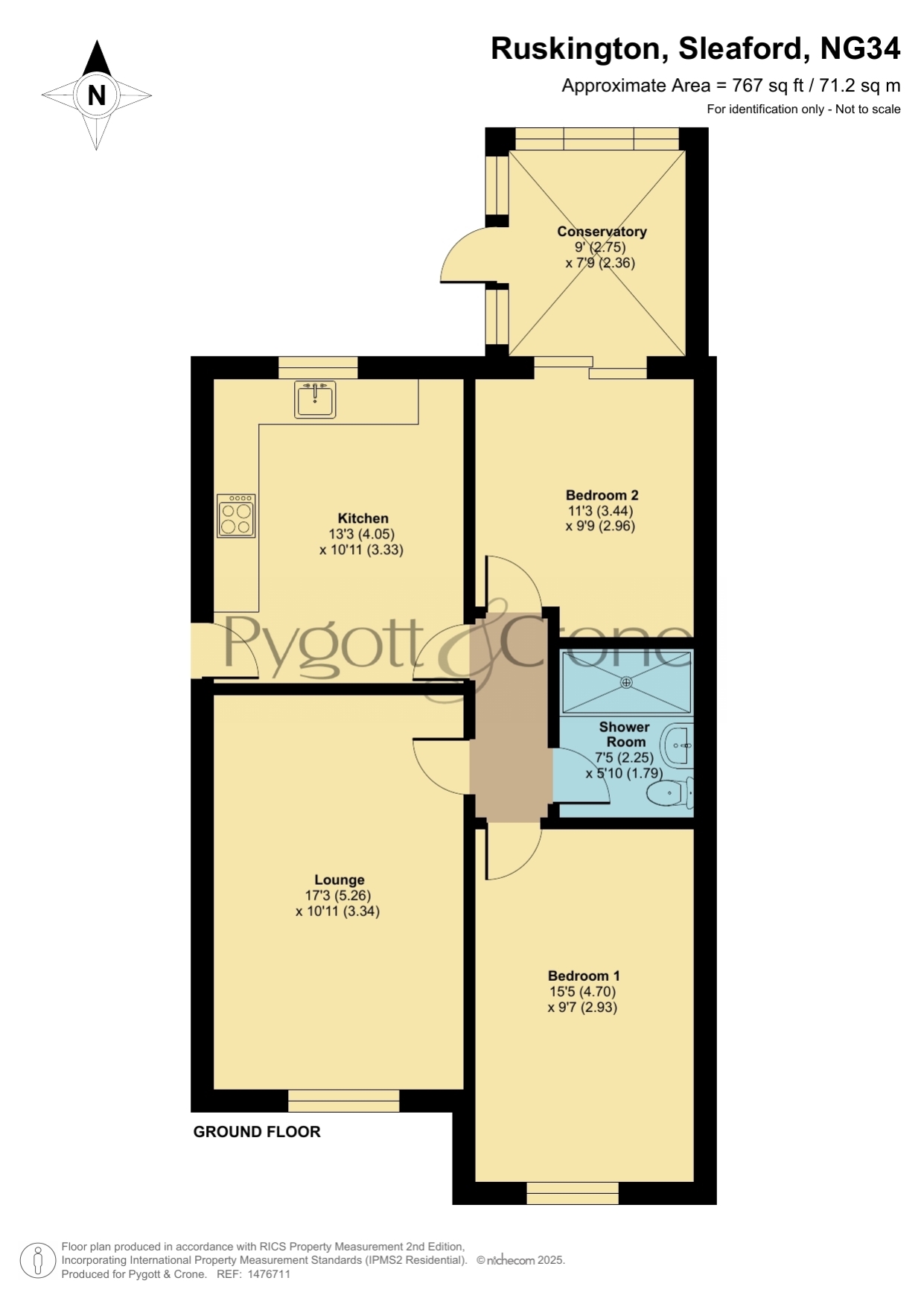 115, Elmtree Road, Sleaford floorplan