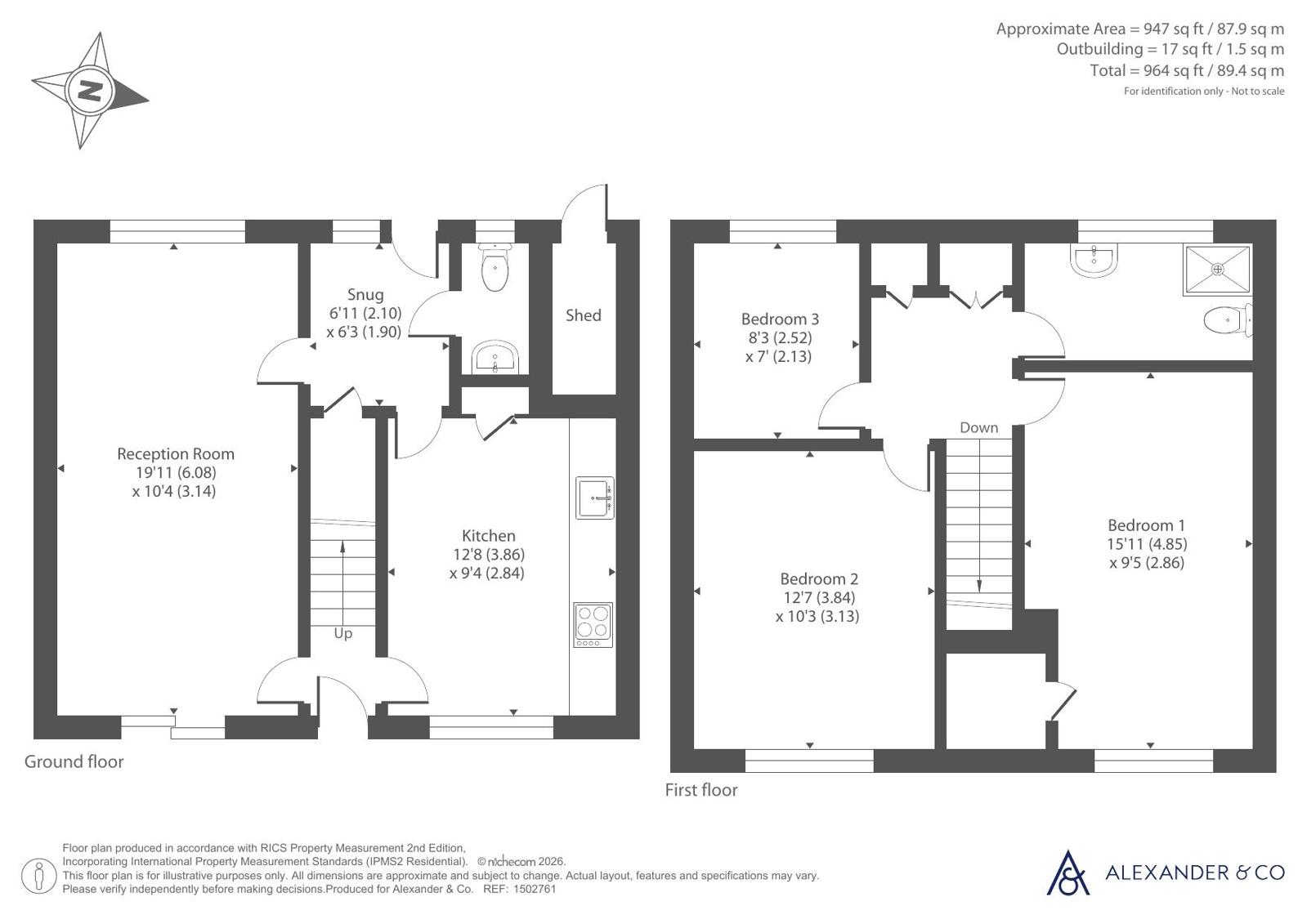32, The Rise, Buckingham floorplan