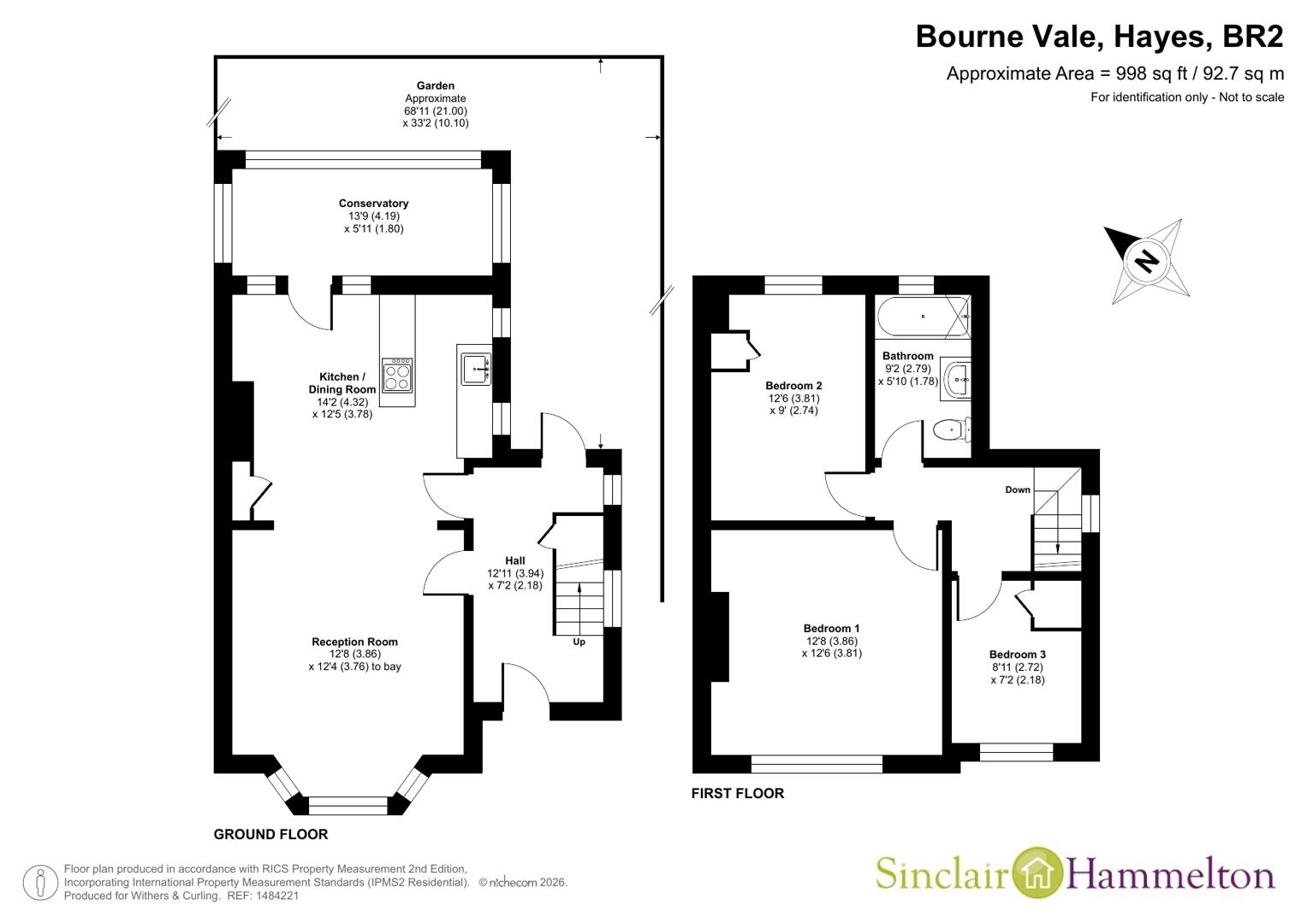 148, Bourne Vale, Bromley floorplan