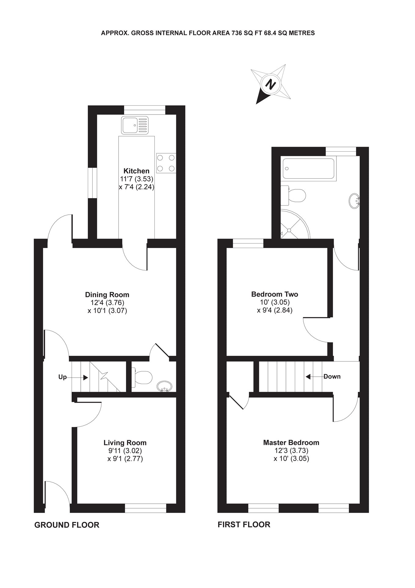 2 Bedrooms End terrace house for sale in Cholmeley Place, Reading, Berkshire RG1