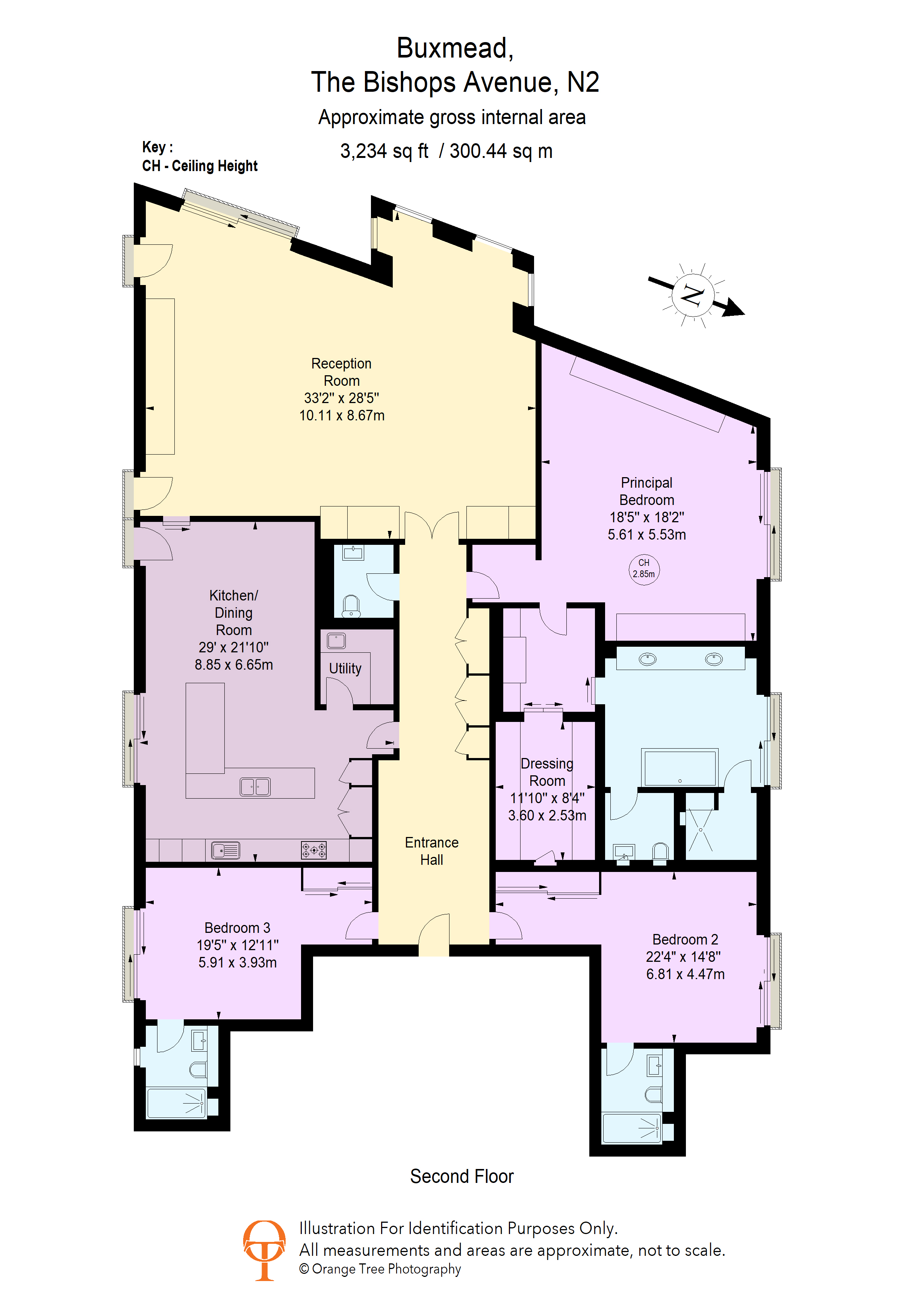 12 Buxmead, 67, The Bishops Avenue, London floorplan