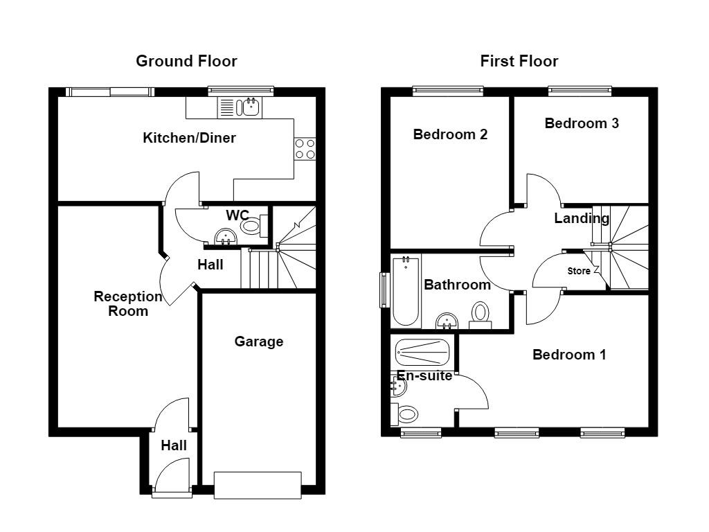 61, Hambledon Mill Park, Accrington floorplan