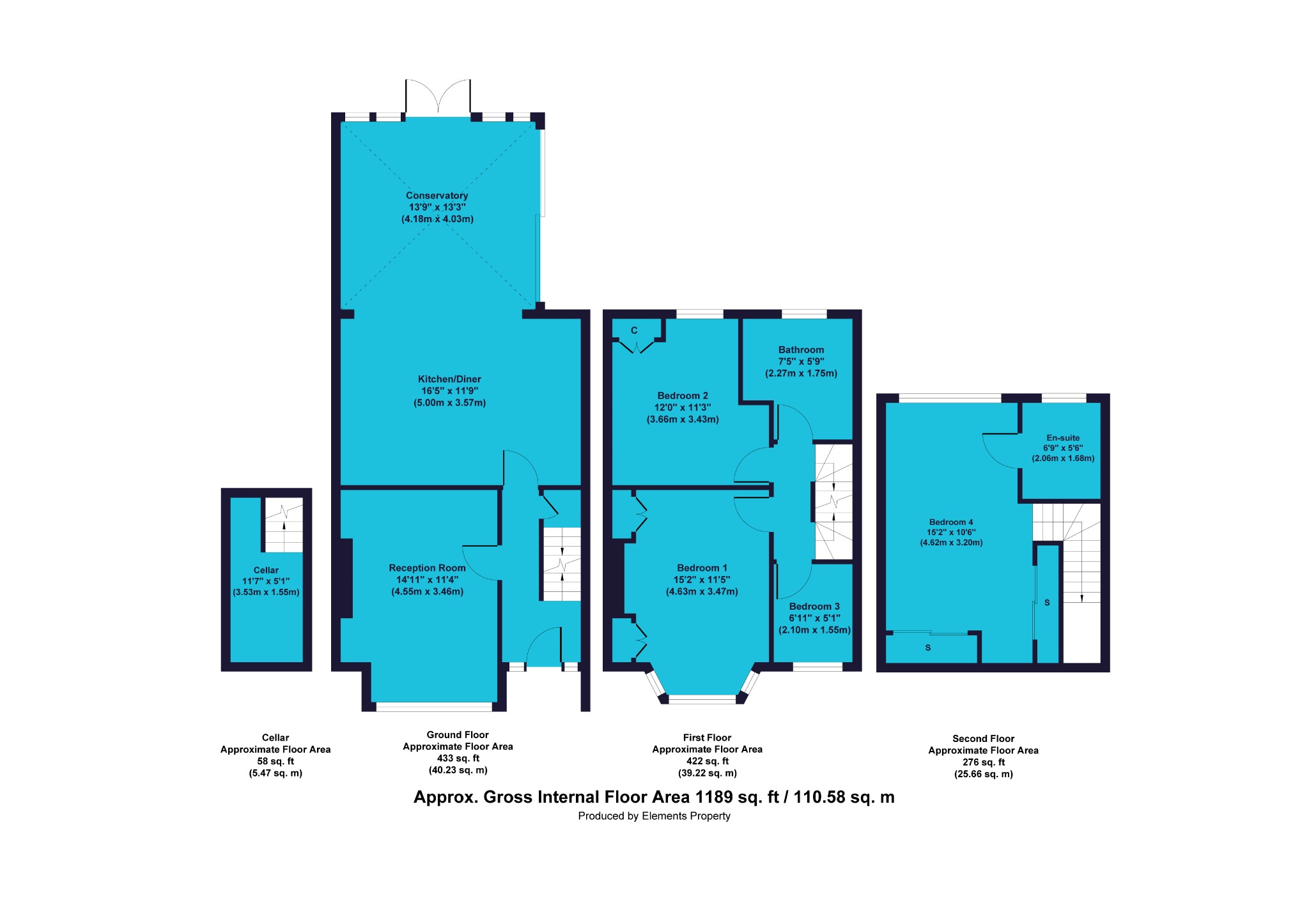 Twickenham Road, Leytonstone, London E11, 4 bedroom terraced house for