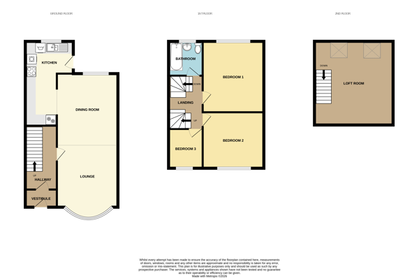 16, Lune Grove, Blackpool floorplan