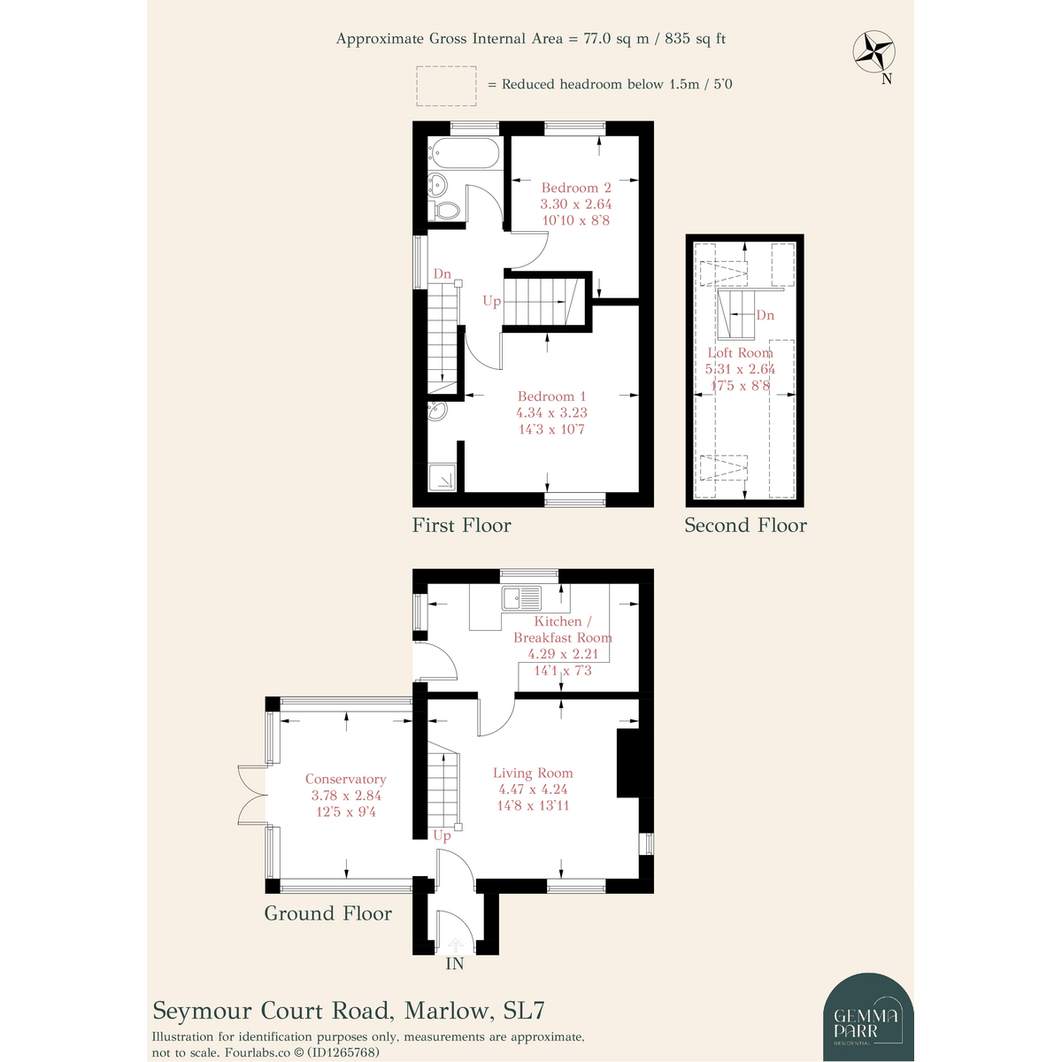 29, Seymour Court Road, Marlow floorplan