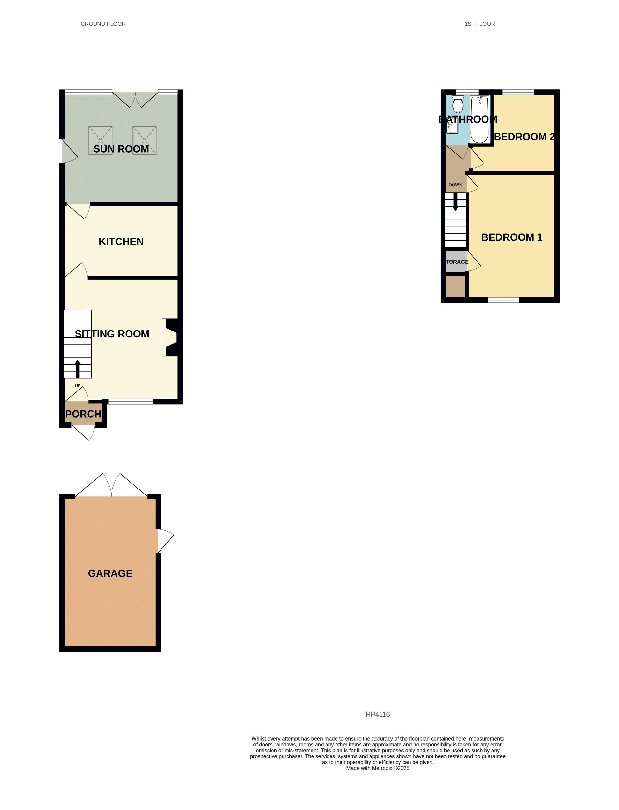 2 Bryn Hyfryd Cottages, Hafodty Lane, Upper Colwyn Bay floorplan