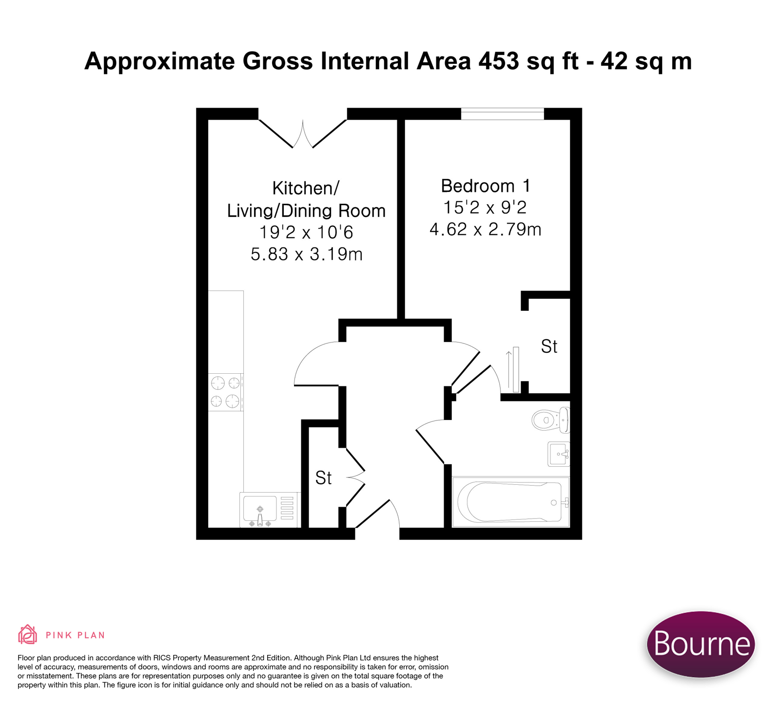 10, Watson House, 3, Nightingale Walk, Farnham floorplan